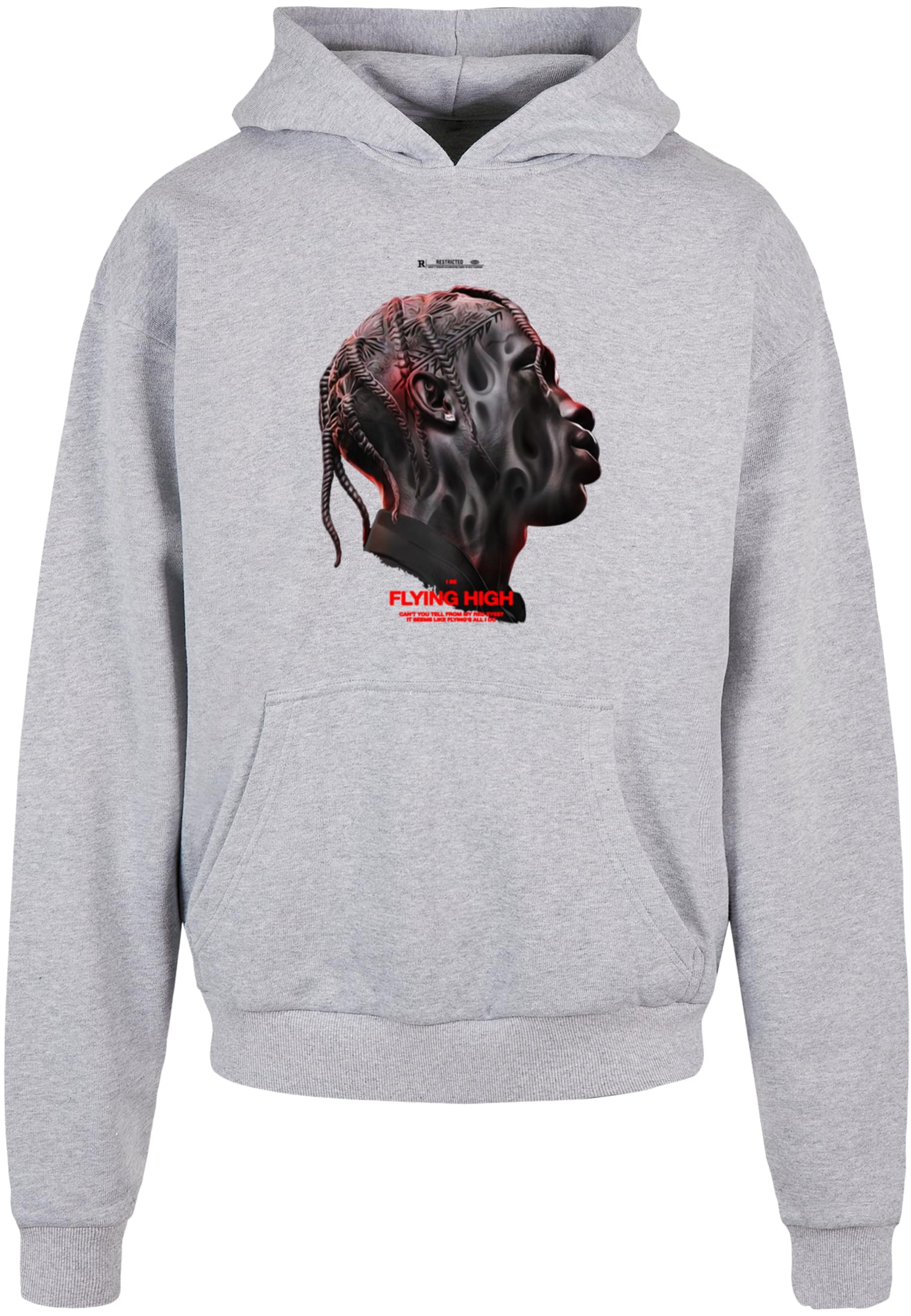 Flying High Heavy Oversize Hoodie vintageblue XXL - workoutbrands.com