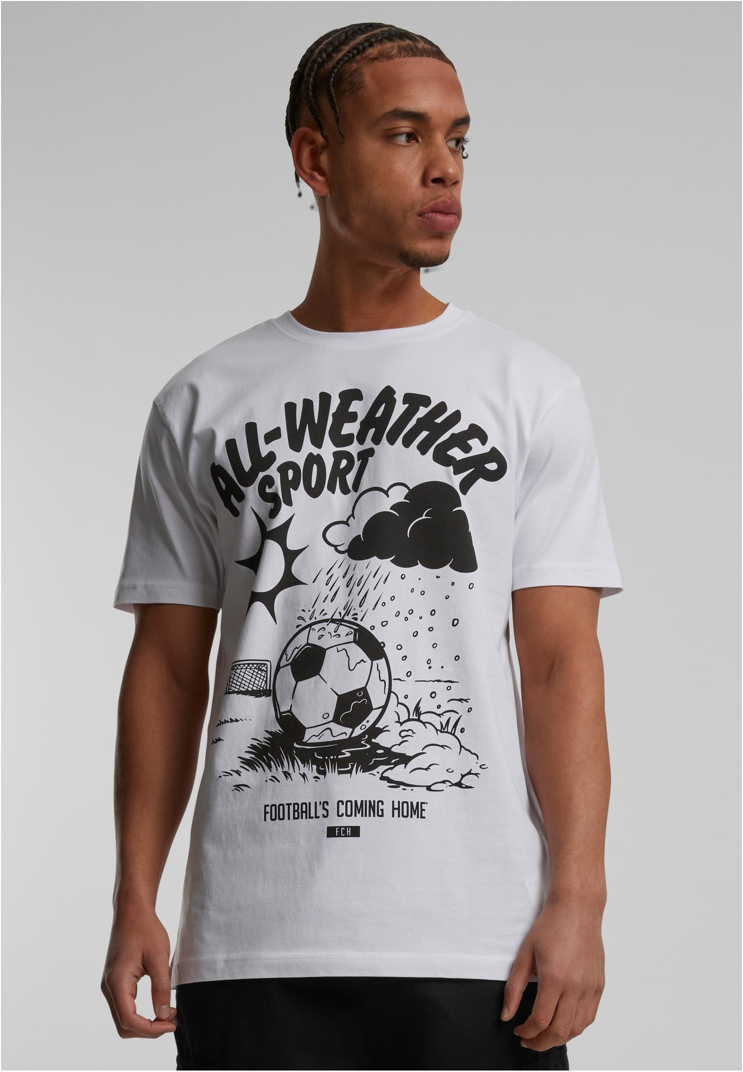 Footballs Coming Home All Weather Sports Tee white XXL - workoutbrands.com