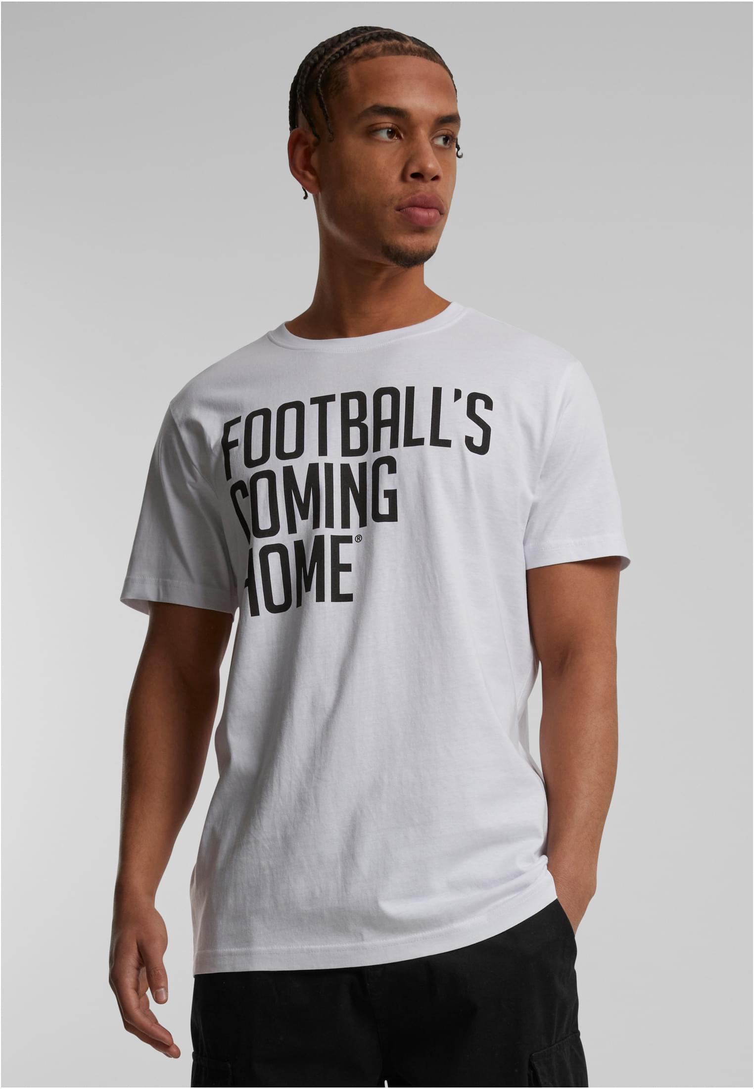 Footballs Coming Home Logo Tee white XXL - workoutbrands.com