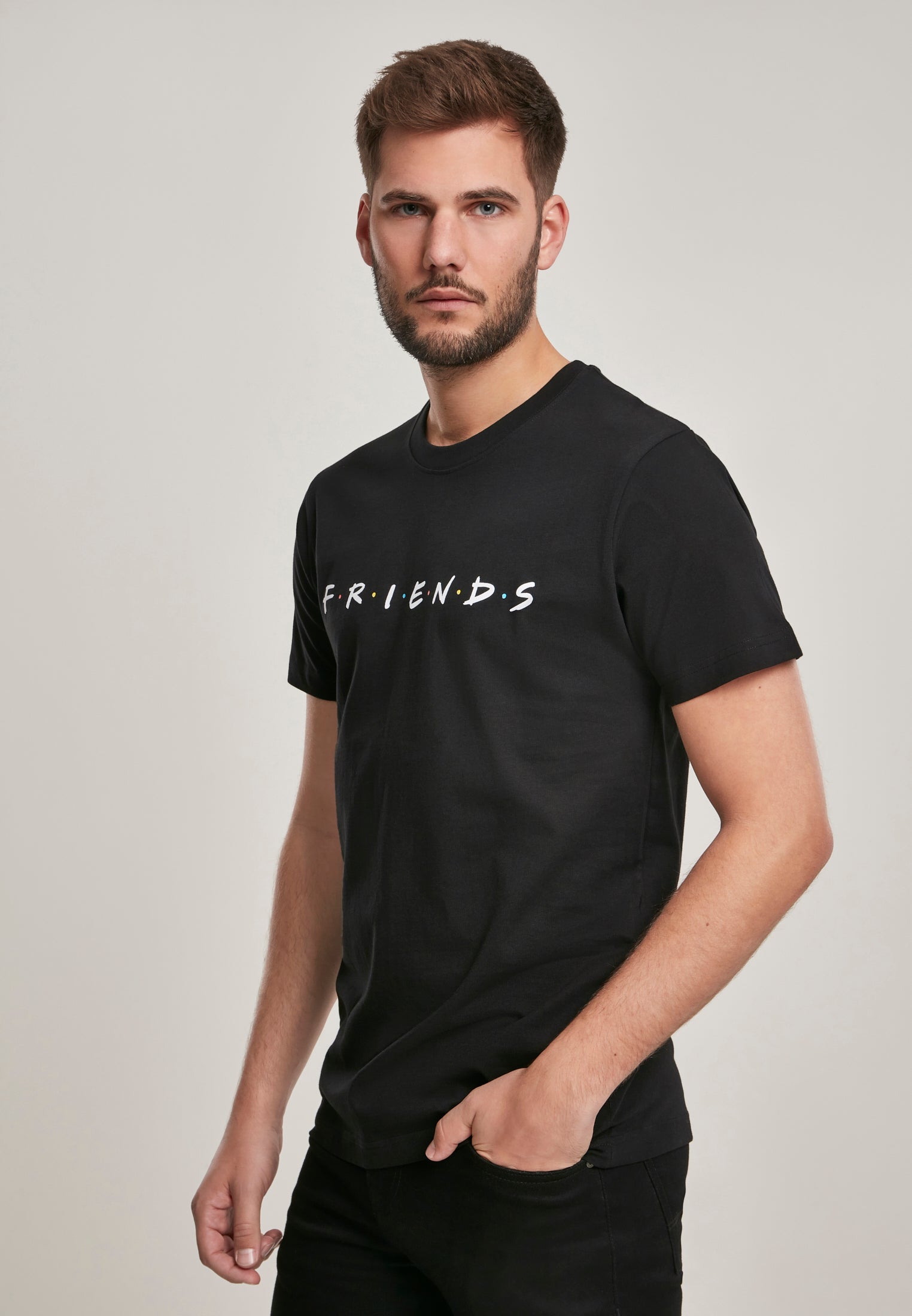 Friends Logo Tee black XXL - workoutbrands.com