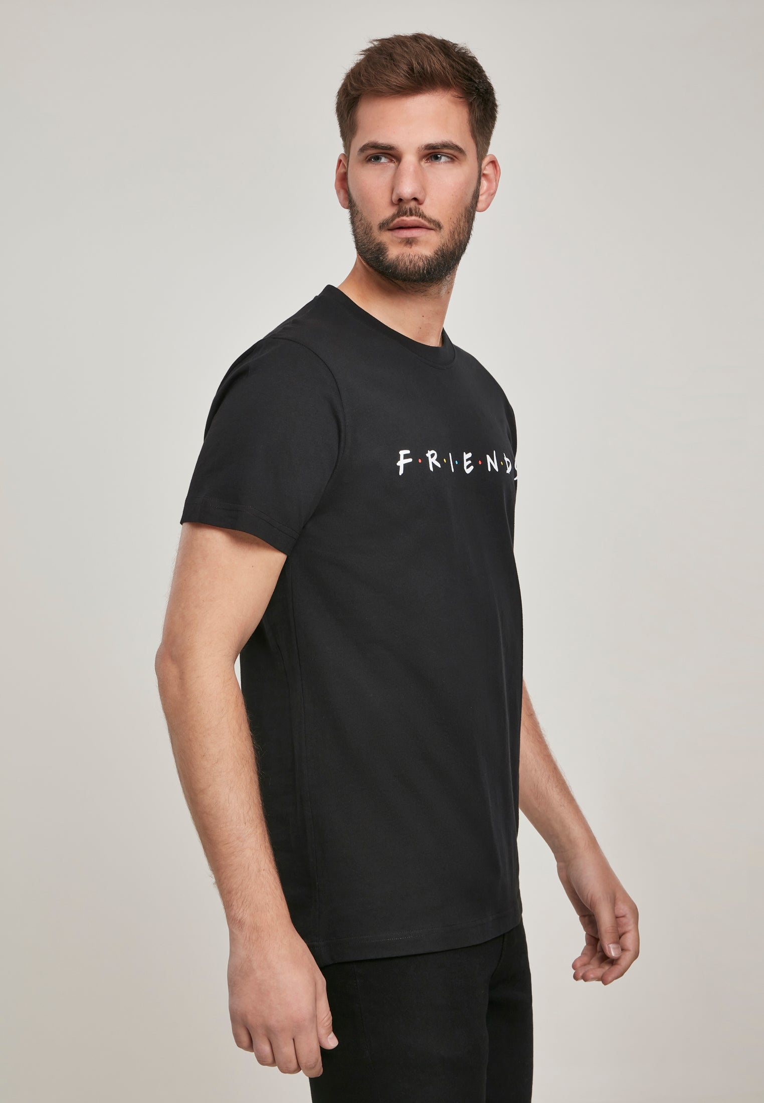 Friends Logo Tee black XXL - workoutbrands.com