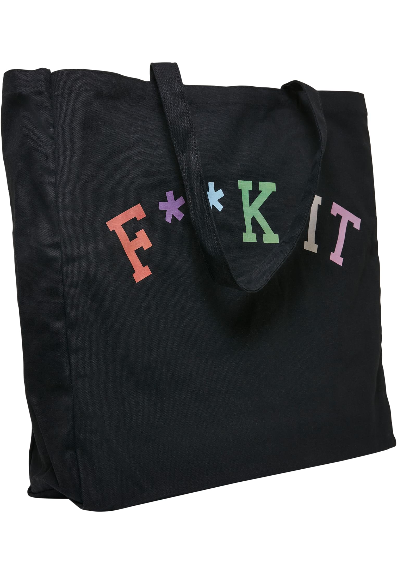 Fuck It Oversize Canvas Tote Bag black one size - workoutbrands.com