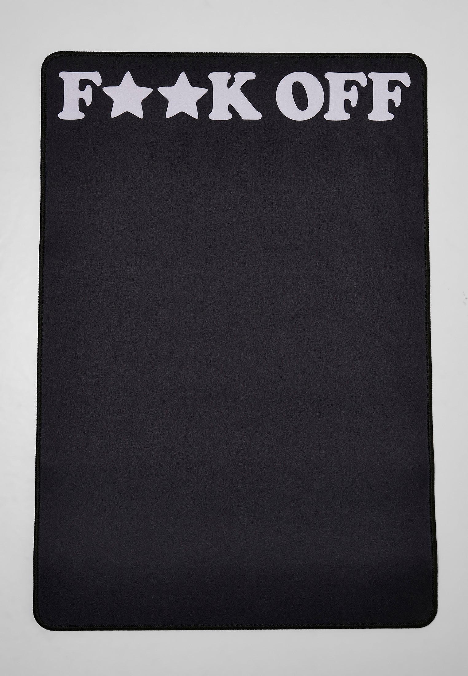 Fuck OFF Desk Pad black/white one size - workoutbrands.com