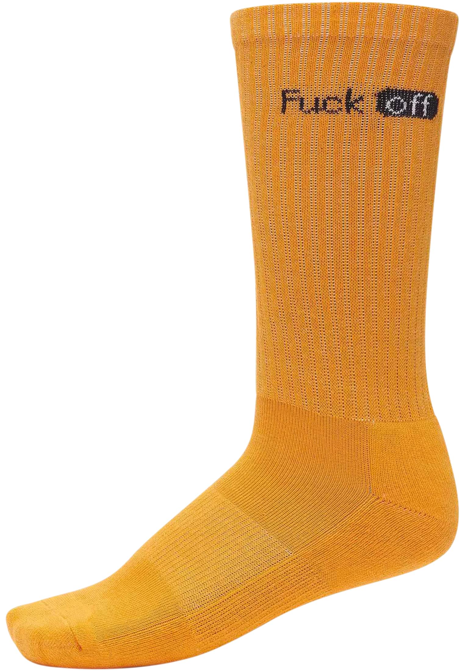 Fuck Off Socks 6-Pack black/white/grey/neonorange 35-38 - workoutbrands.com