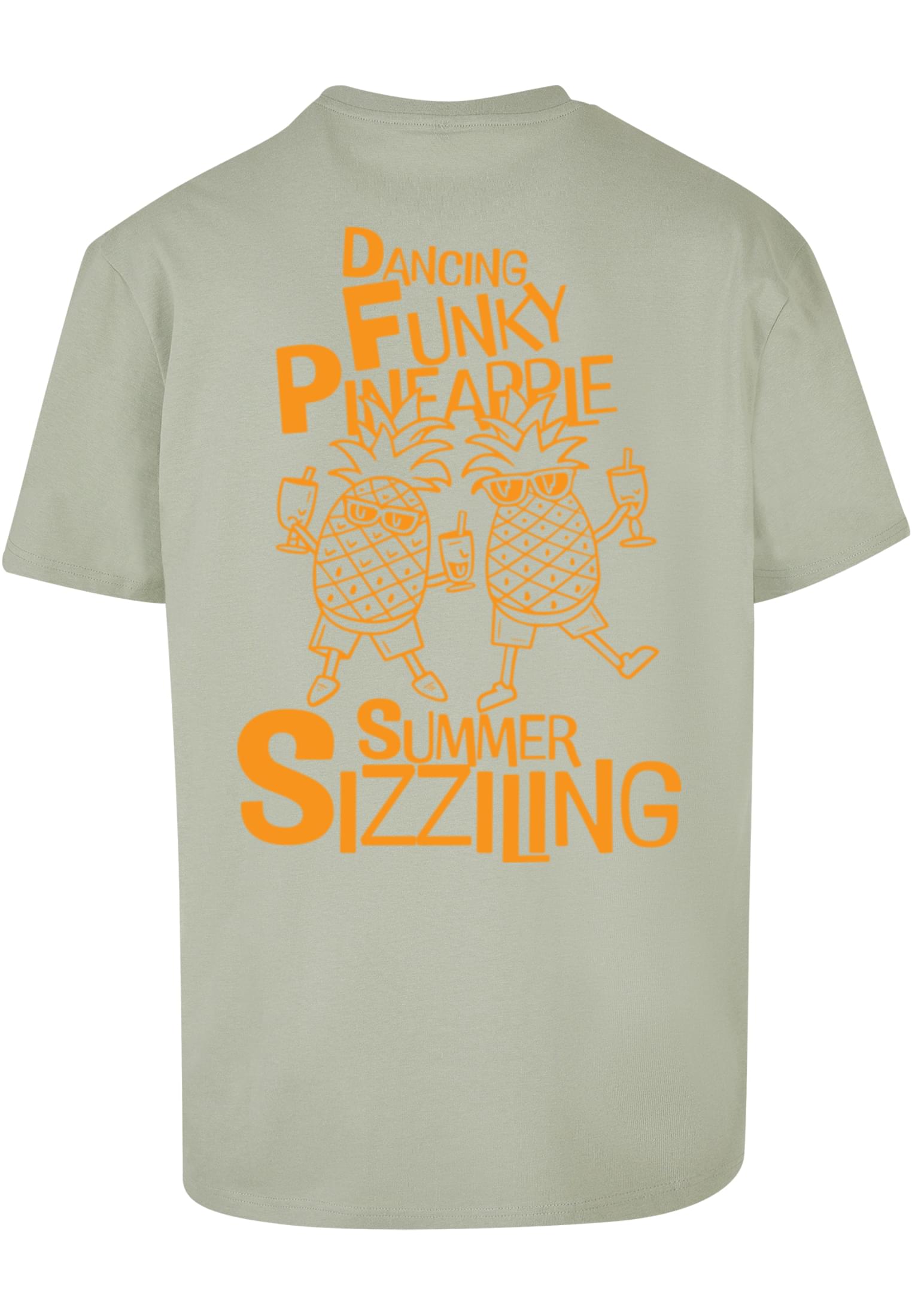 Funky Pineapple Oversized T-shirt softsalvia XXL - workoutbrands.com