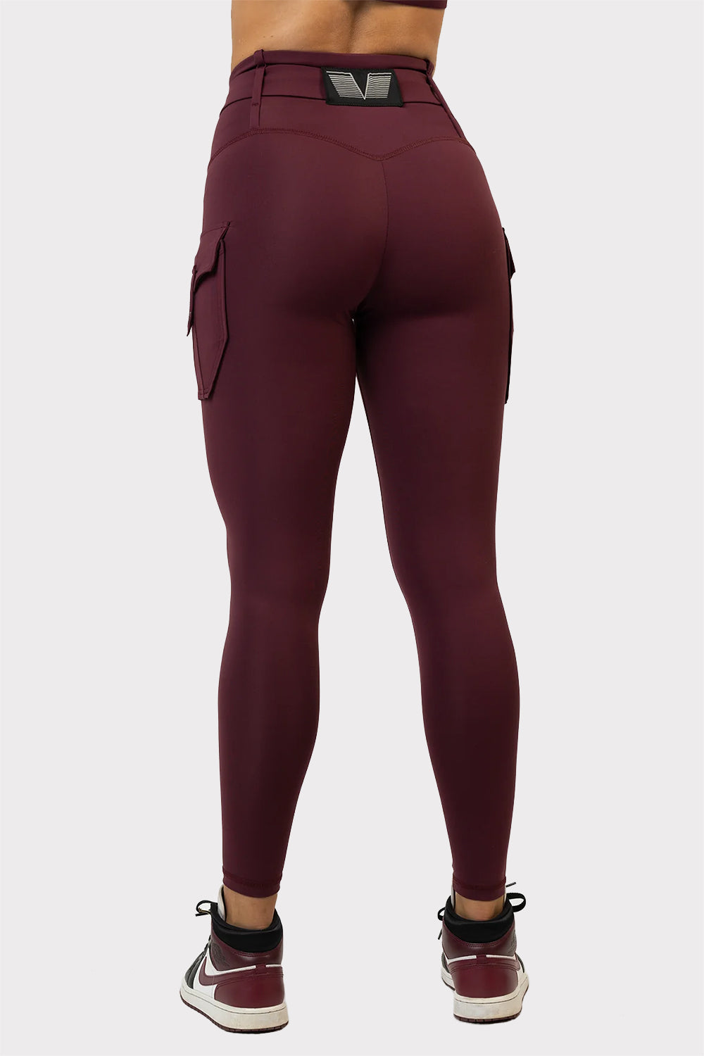 G Cargo Tights - Burgundy - workoutbrands.com