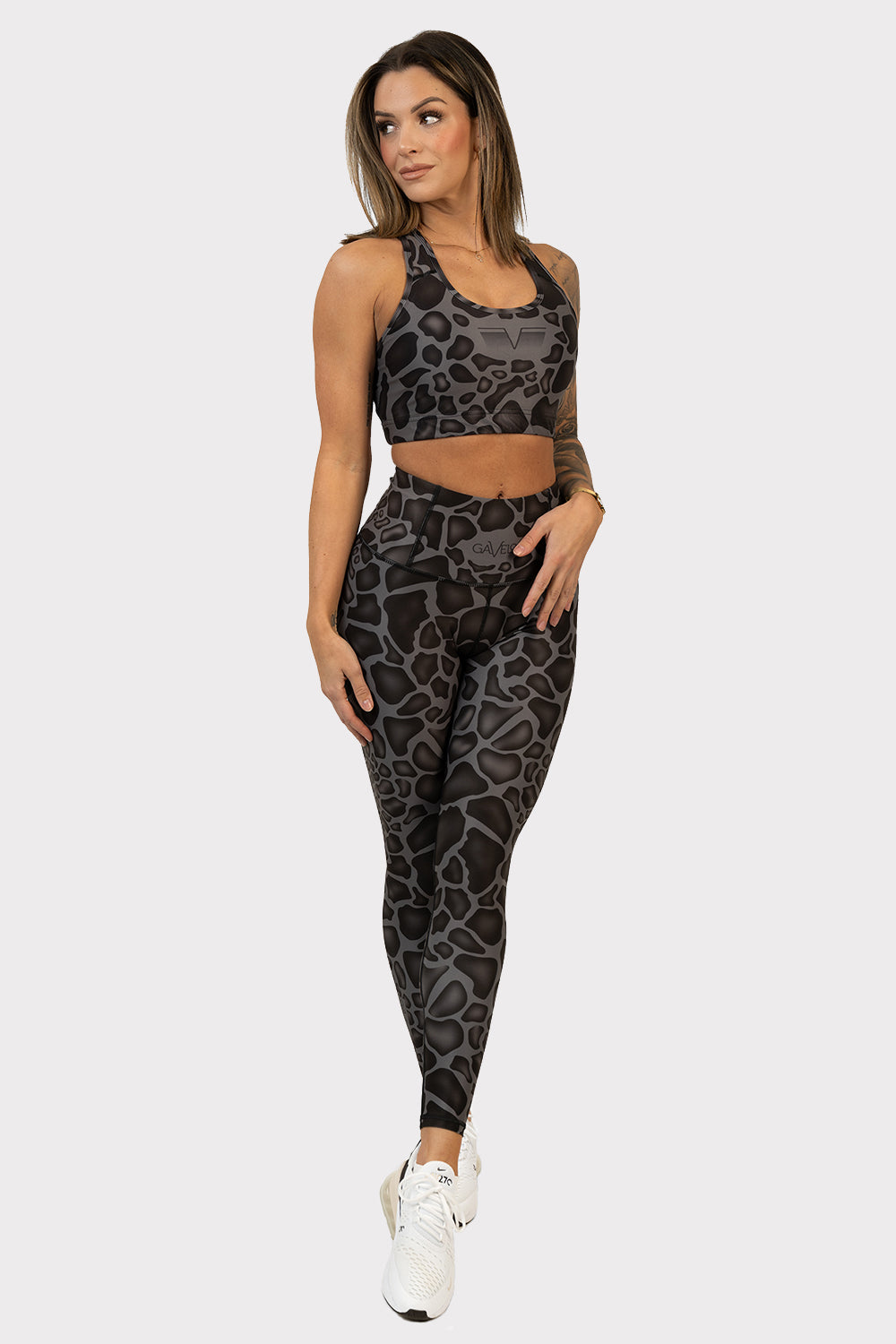 G Compression Tights - Giraffe Black - workoutbrands.com