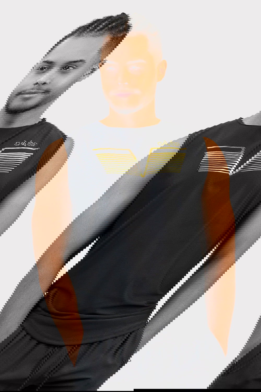 G Power Sleeveless Tee - Black - workoutbrands.com