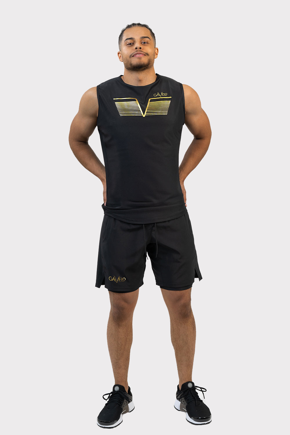 G Power Sleeveless Tee - Black - workoutbrands.com