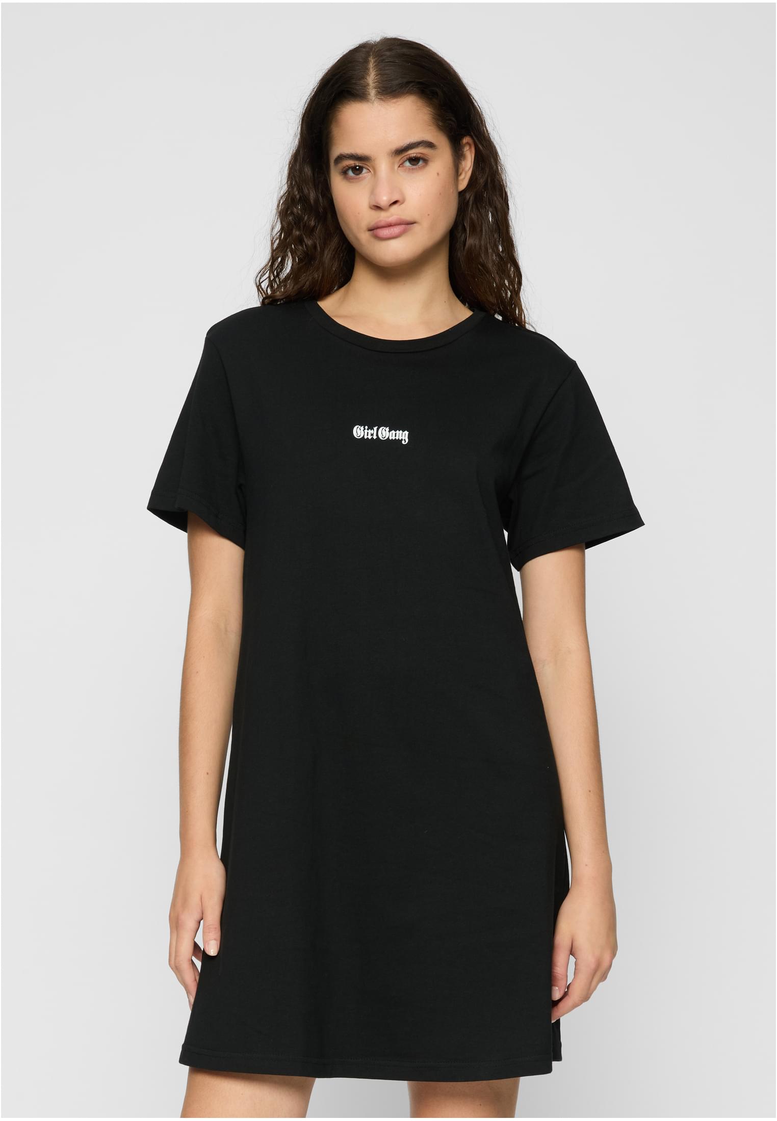Girl Gang Ladies Tee Dress black XXL - workoutbrands.com