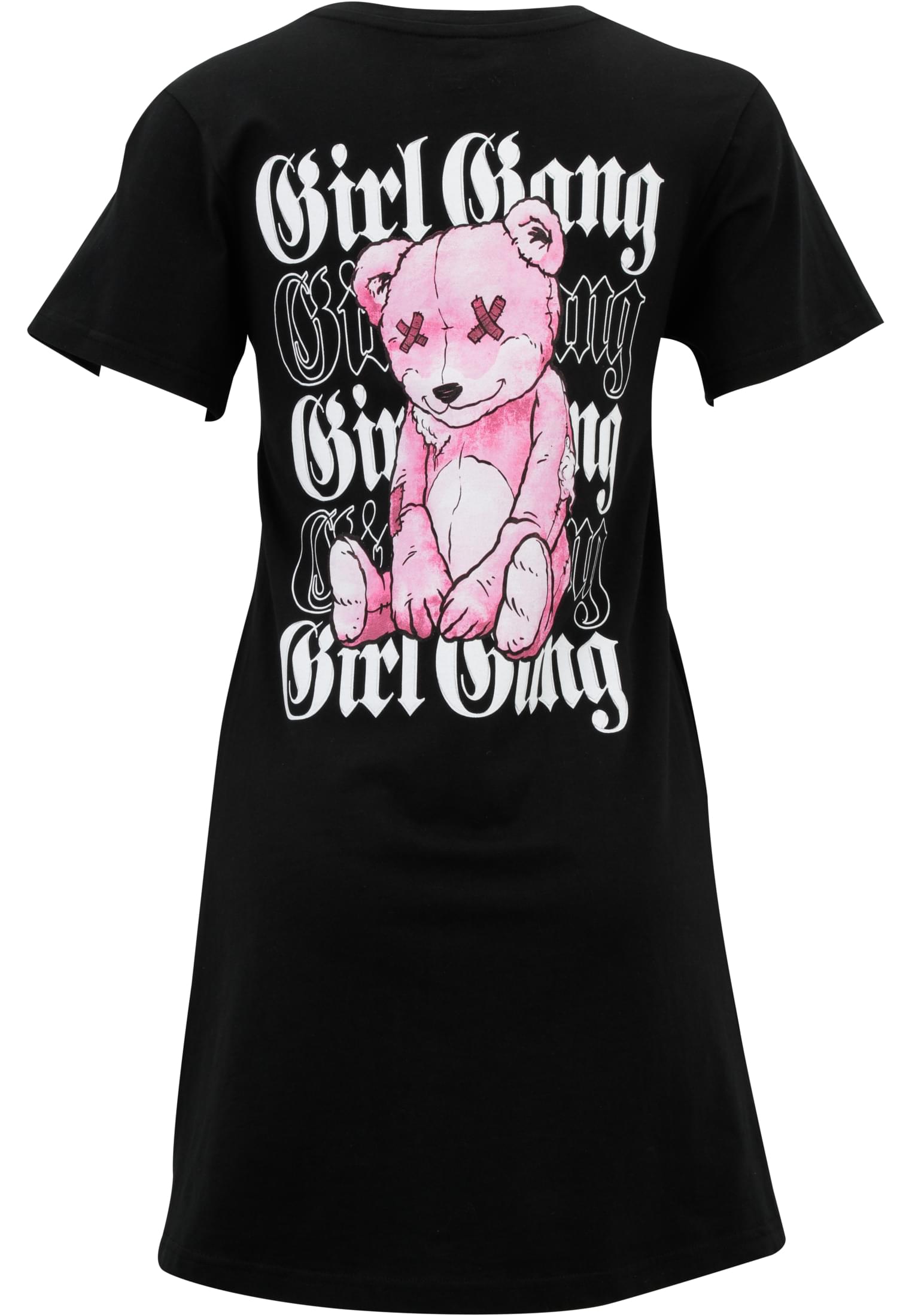 Girl Gang Ladies Tee Dress black XXL - workoutbrands.com