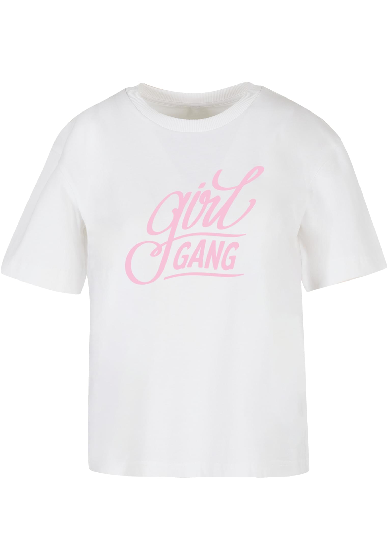 Girl Gang Wording Tee white XXL - workoutbrands.com