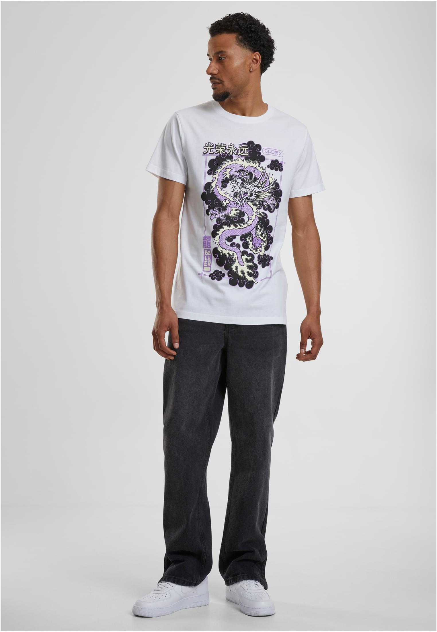 Glory Dragon Tee white XXL - workoutbrands.com