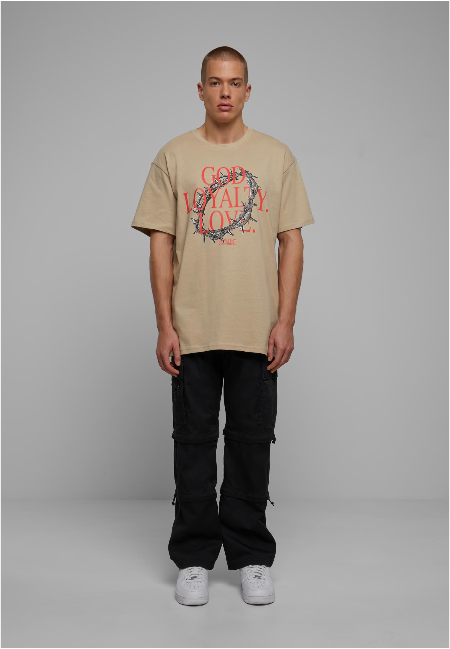 God Loyalty Love Oversize Tee white XXL - workoutbrands.com