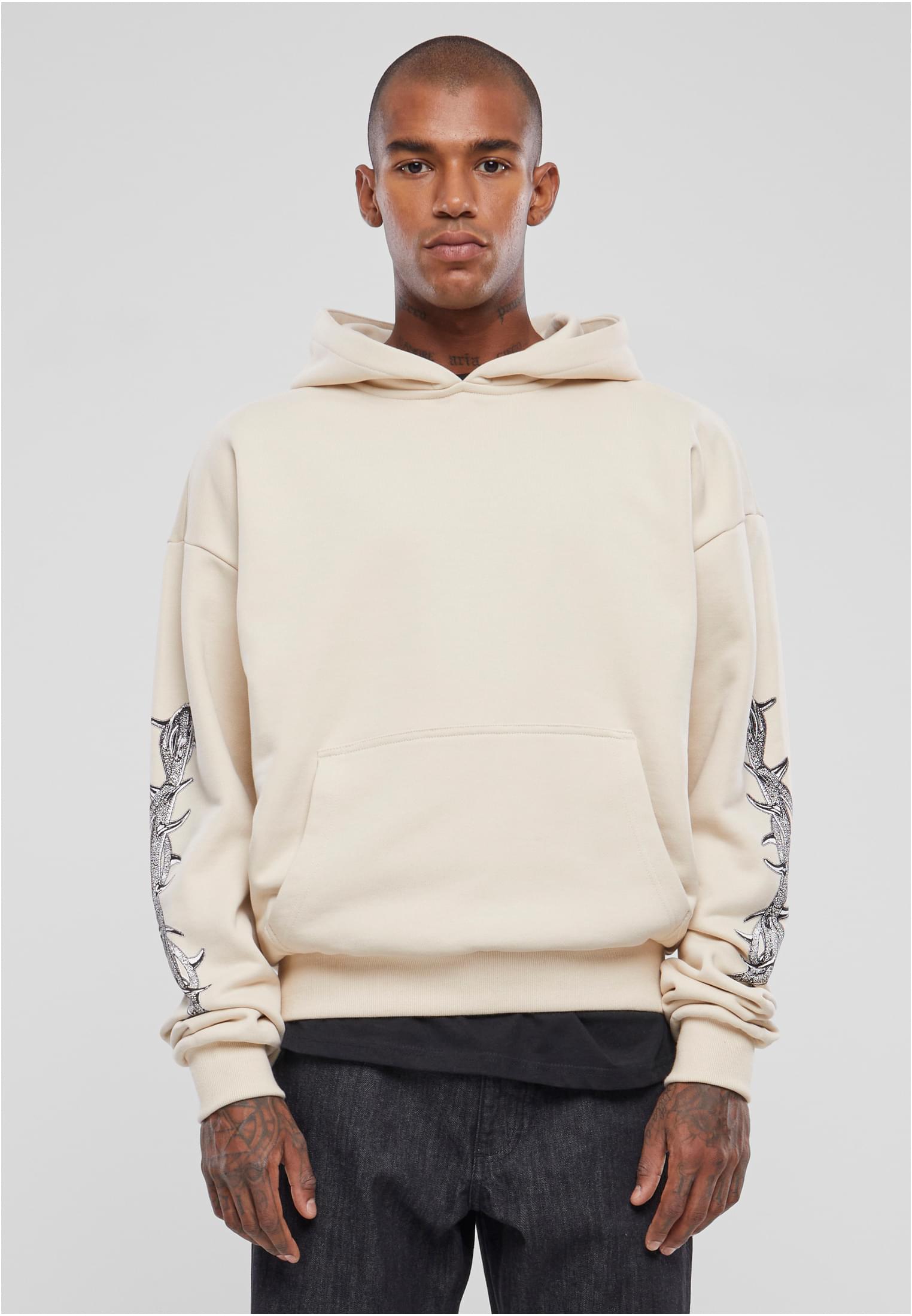 God Loyalty Love Ultra Heavy Oversize Hoodie sand XXL - workoutbrands.com
