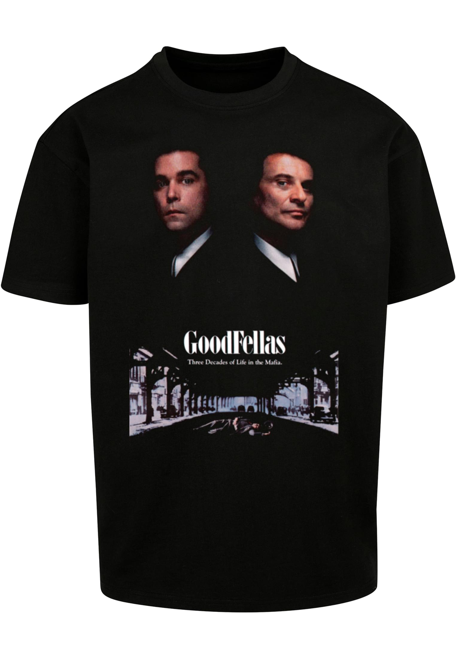 Goodfellas Poster Oversize Tee black XXL - workoutbrands.com