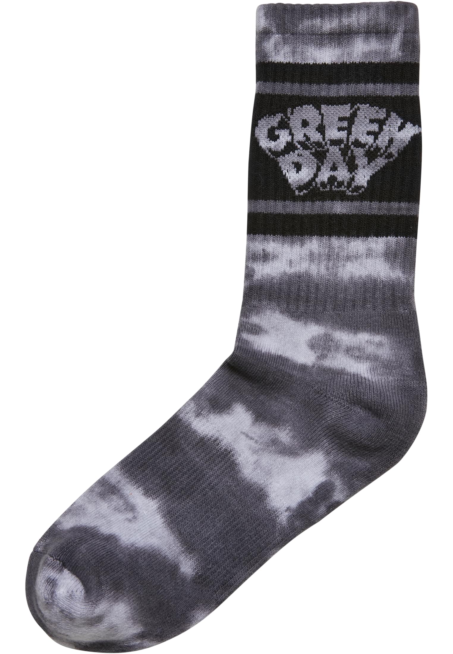 Green Day Tie Die Socks 2-Pack black/white 35-38 - workoutbrands.com