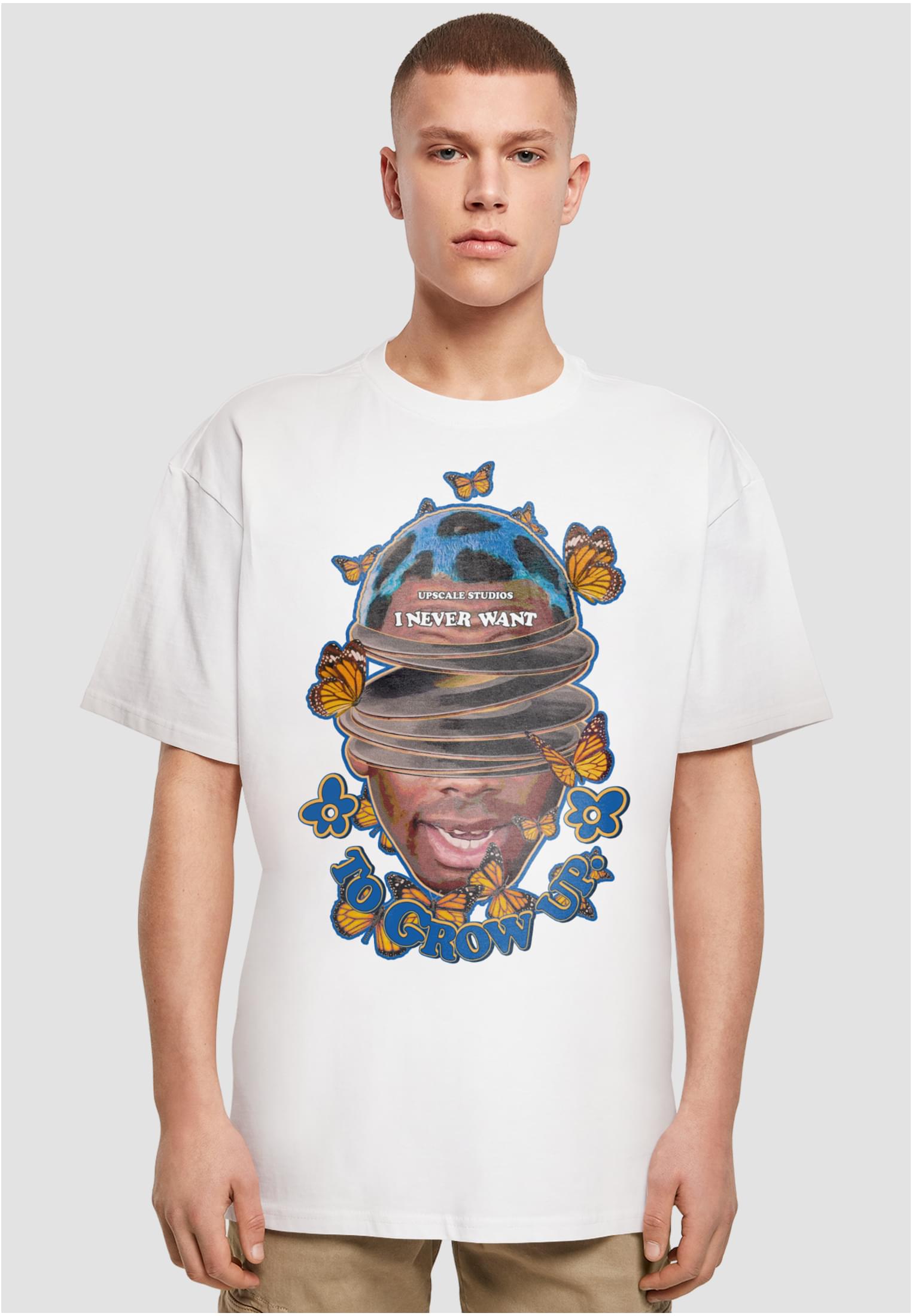 Grow Up Oversize Tee white XXL - workoutbrands.com