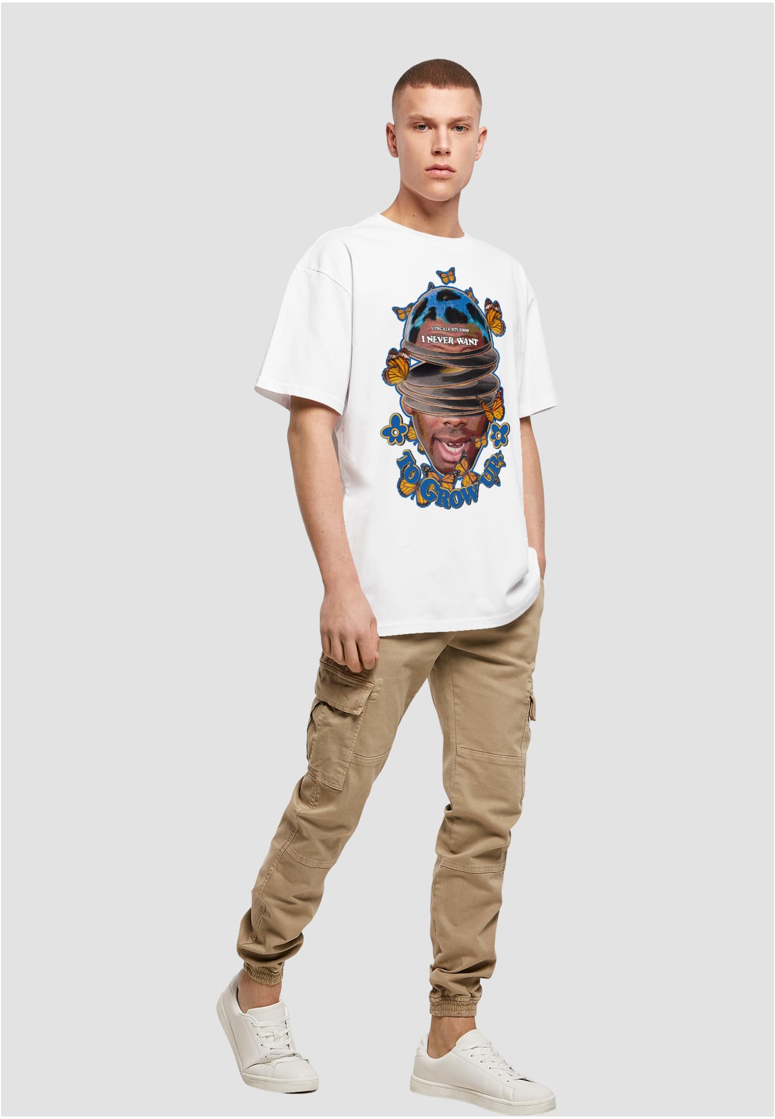 Grow Up Oversize Tee white XXL - workoutbrands.com