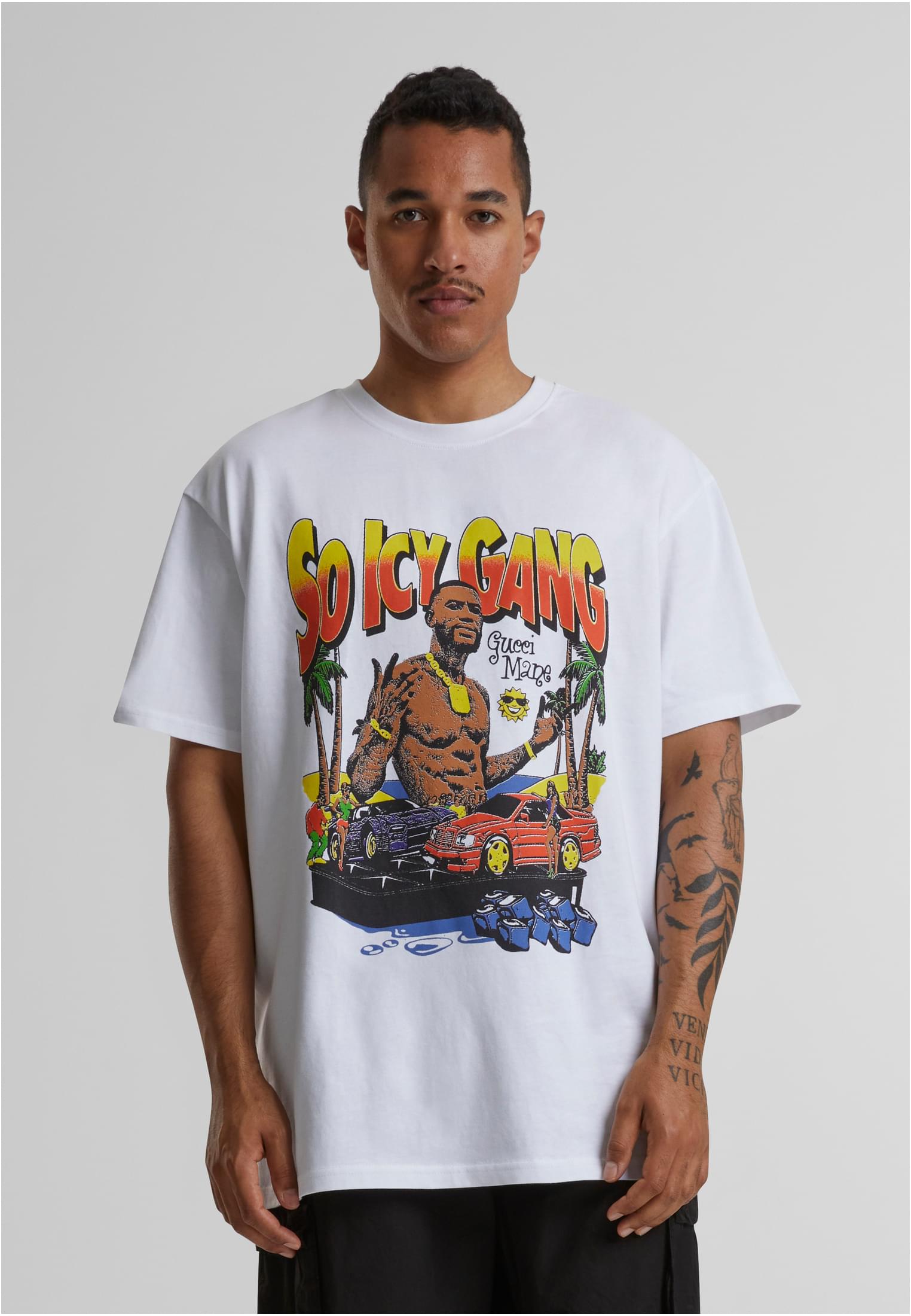 Gucci Mane So Icy Oversize Tee white XXL - workoutbrands.com