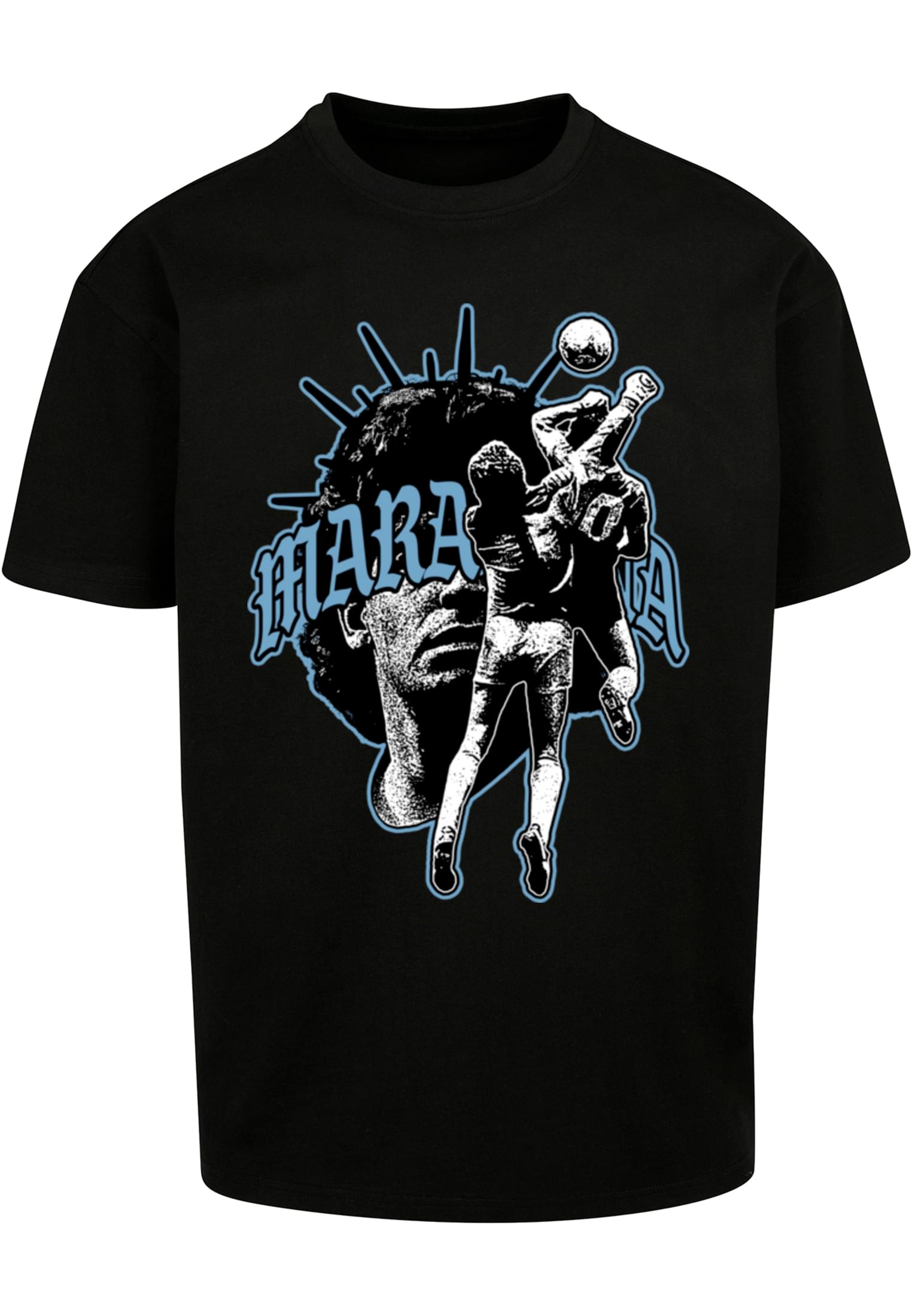 Hand Of God Oversize Tee darkblue XXL - workoutbrands.com