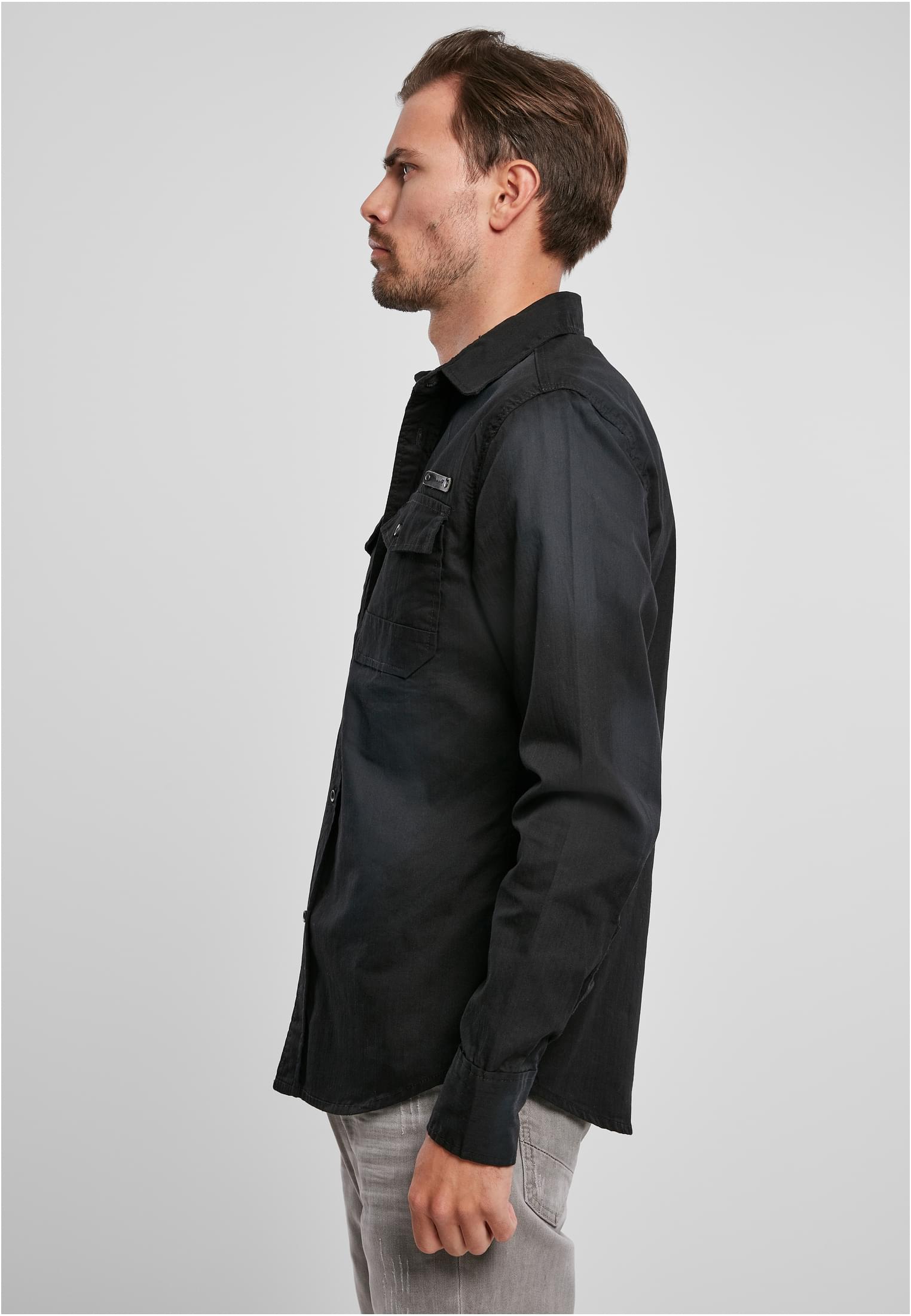 Hardee Denim Shirt olive grey XXL - workoutbrands.com