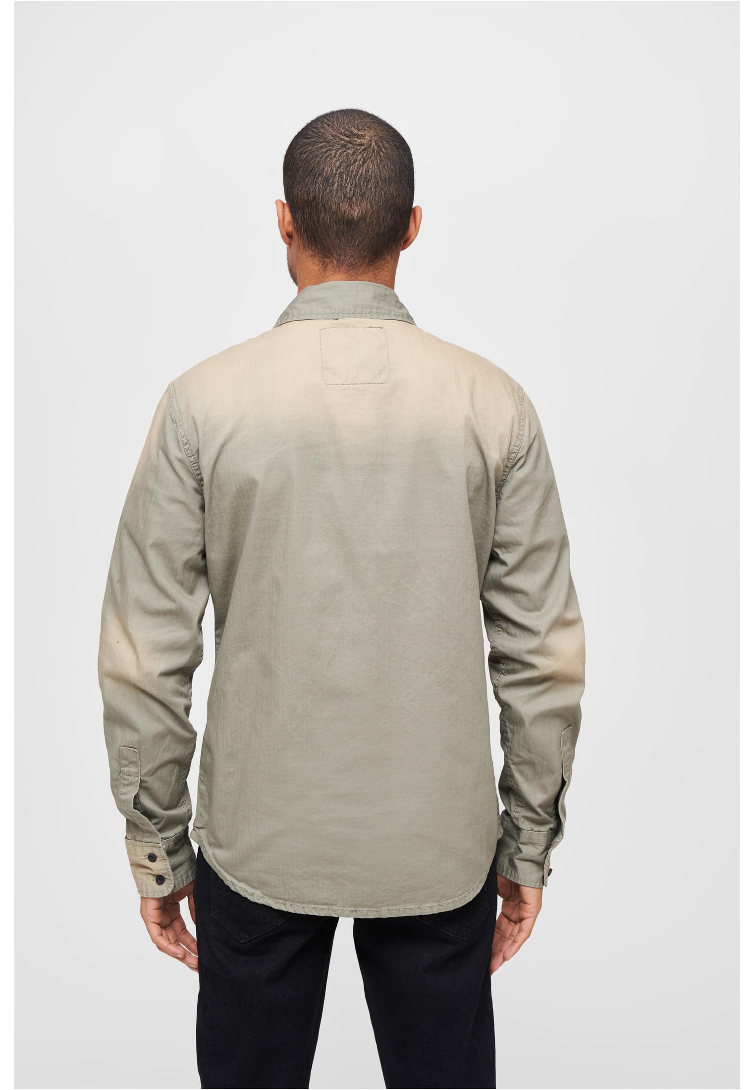 Hardee Denim Shirt olive grey XXL - workoutbrands.com