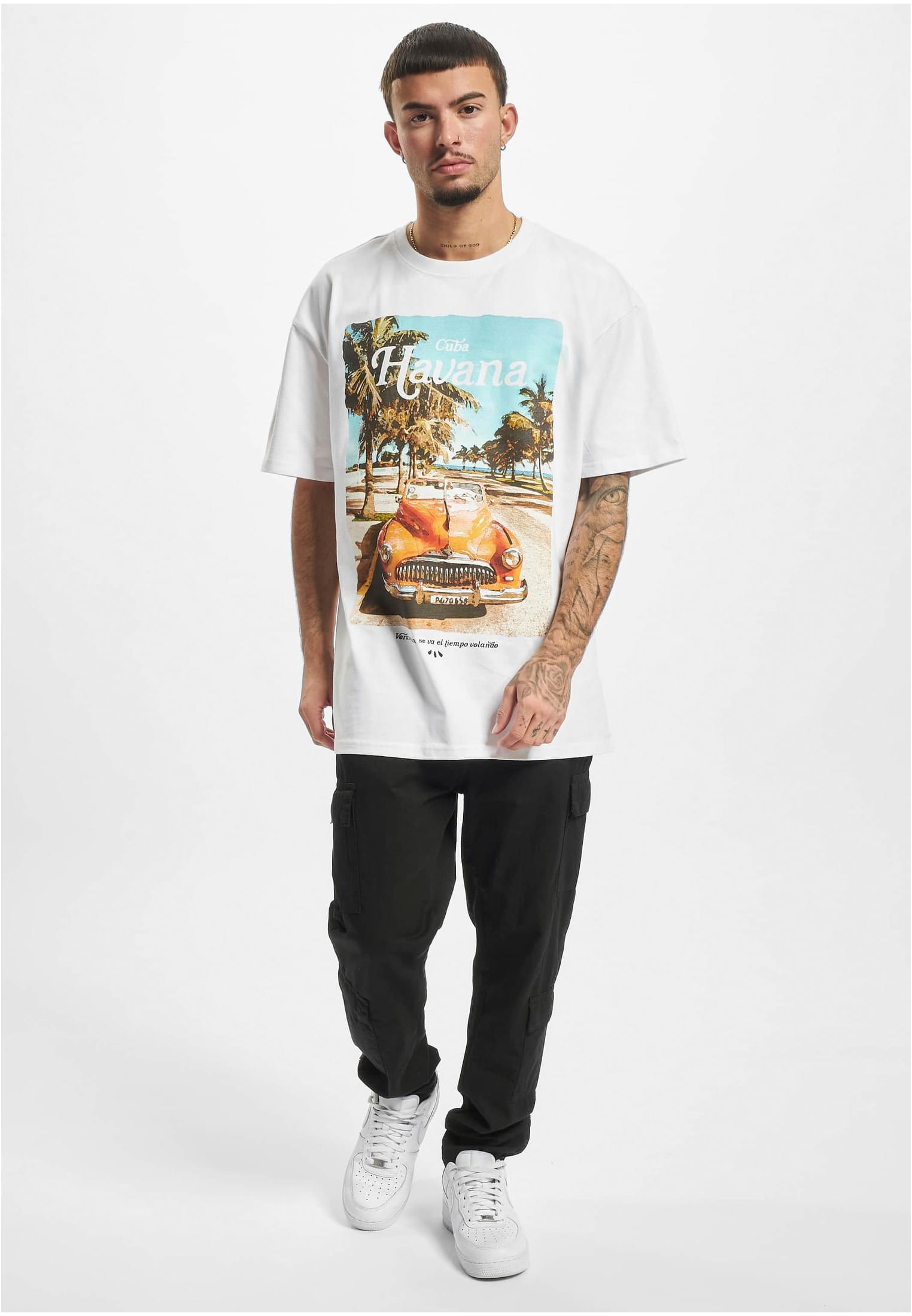 Havana Vibe Oversize Tee white XXL - workoutbrands.com