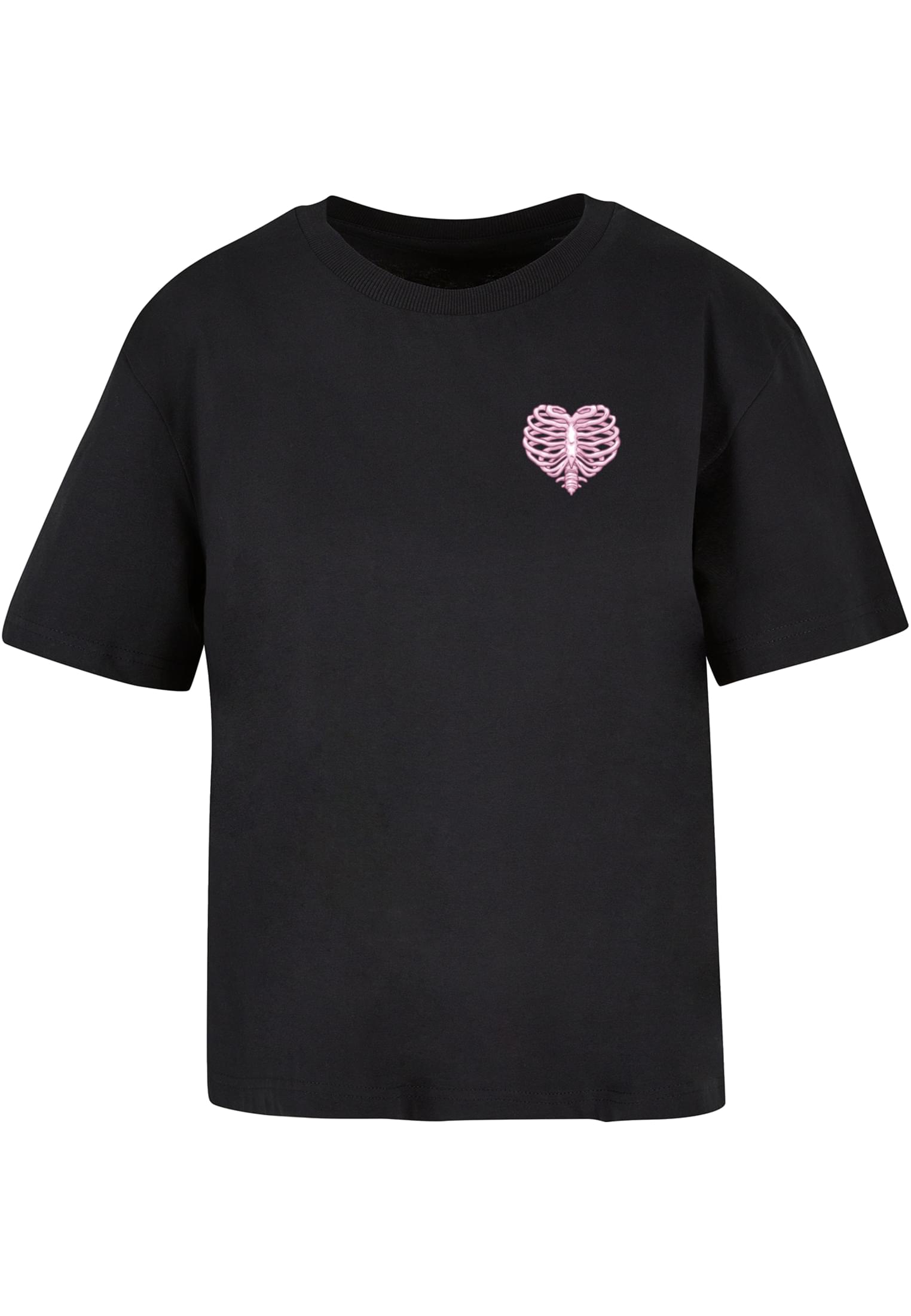 Heart Cage Rose Tee white XXL - workoutbrands.com