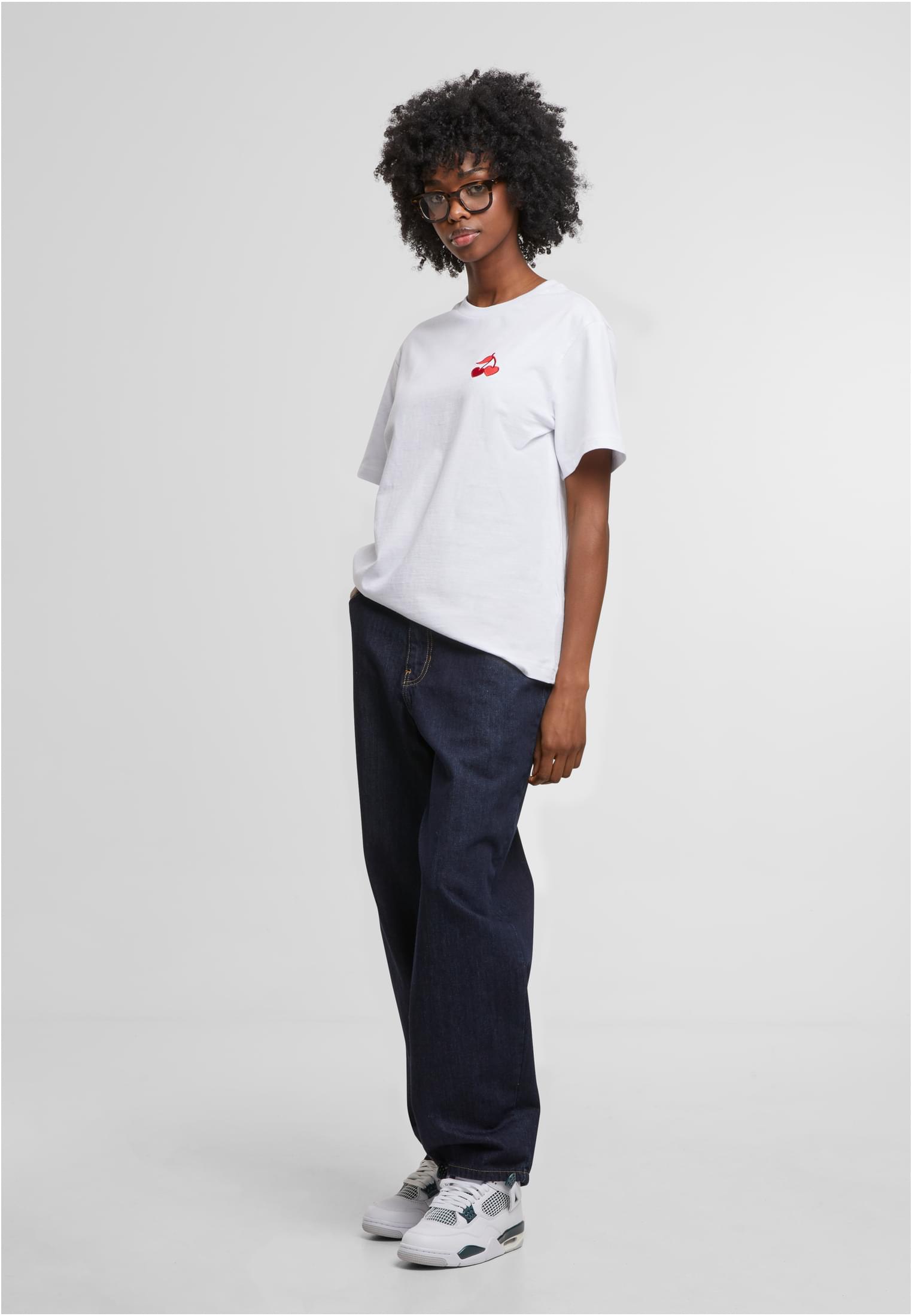 Heart Cherries EMB Tee white XXL - workoutbrands.com