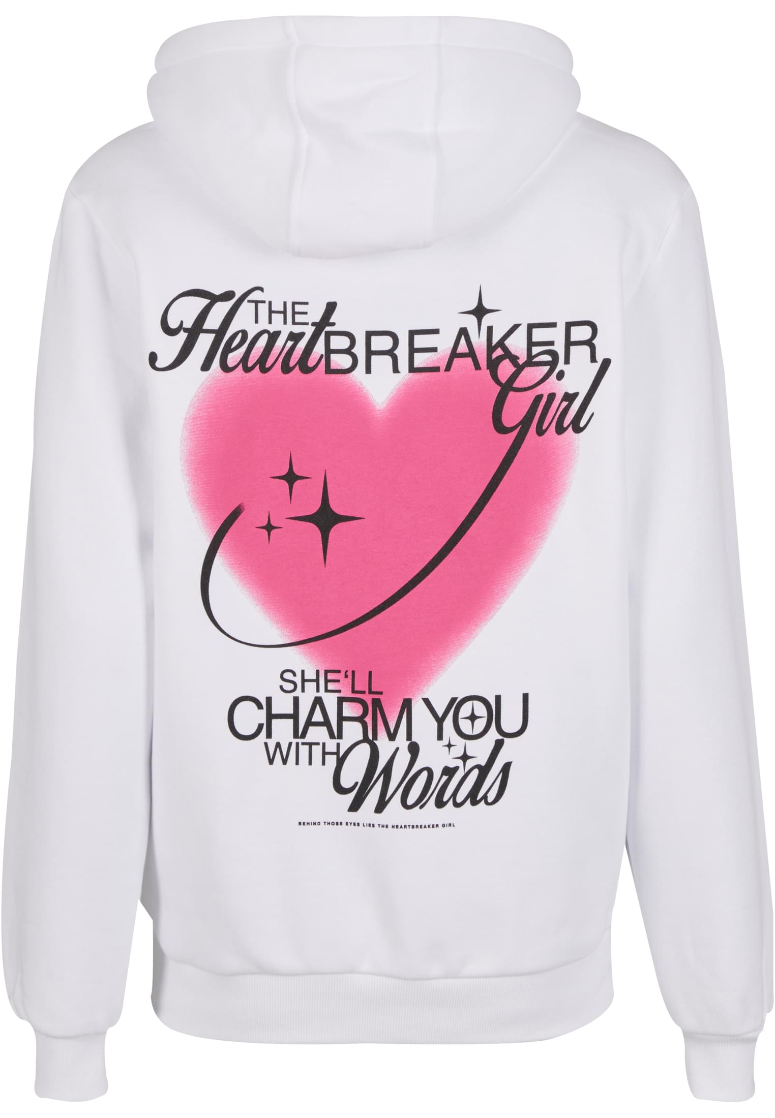 Heartbreaker Girl Ladies Fluffy Hoody white XXL - workoutbrands.com