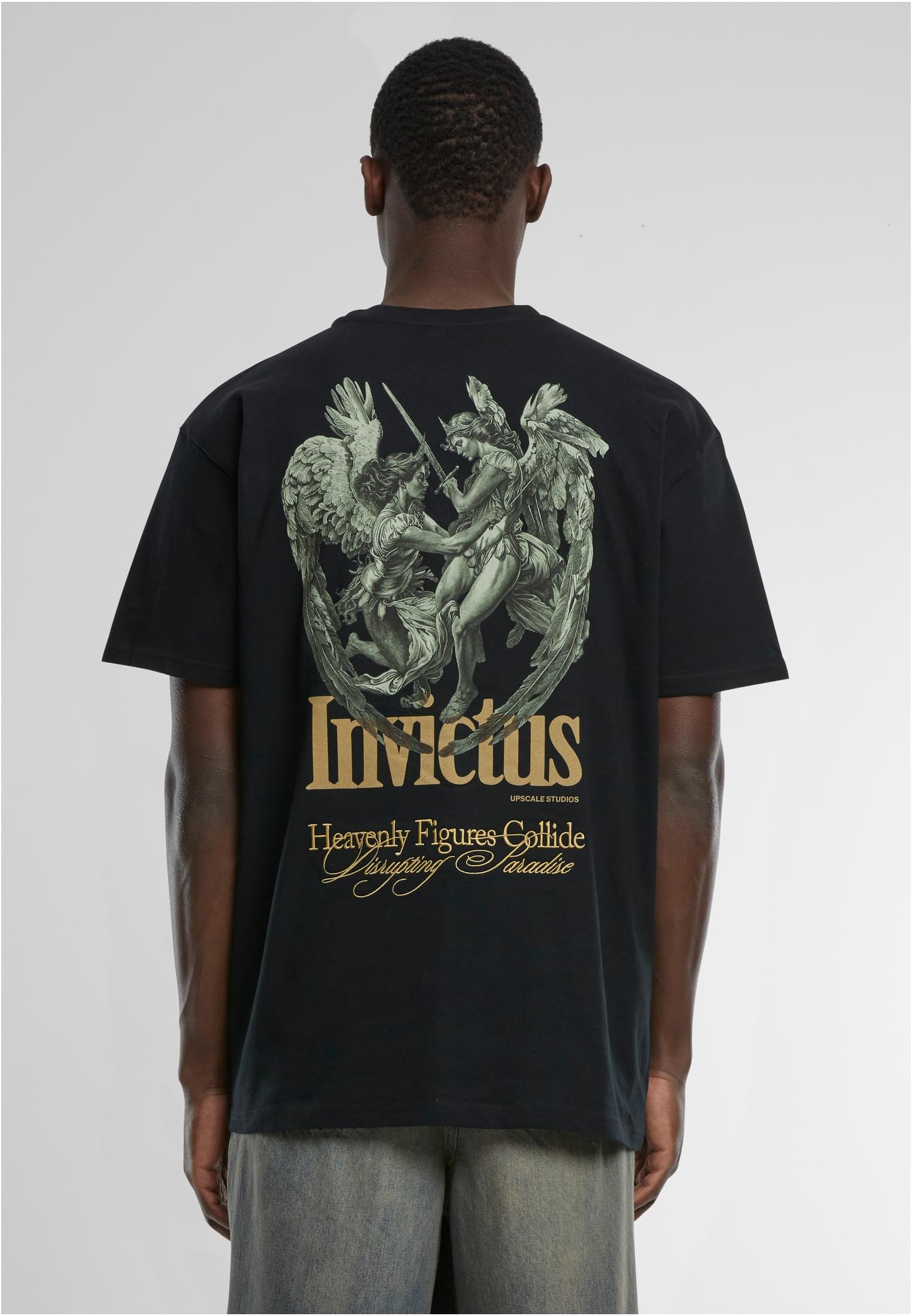 Heavenly Figures Collide Heavy Oversize Tee berylblue XXL - workoutbrands.com