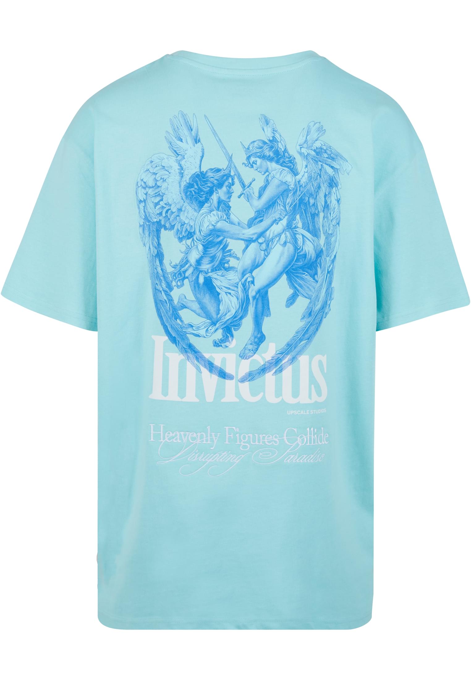 Heavenly Figures Collide Heavy Oversize Tee berylblue XXL - workoutbrands.com