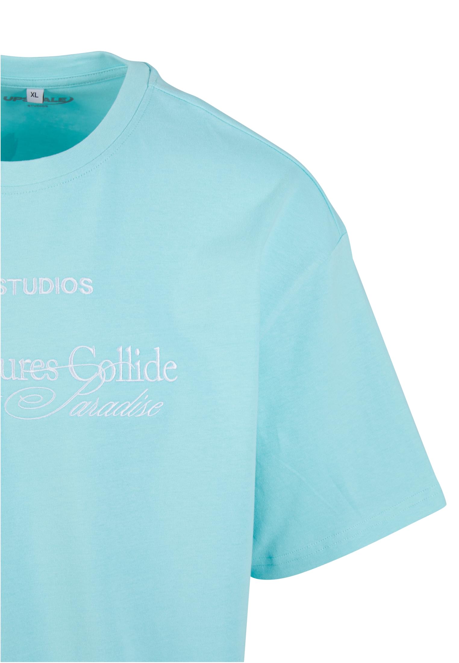 Heavenly Figures Collide Heavy Oversize Tee berylblue XXL - workoutbrands.com