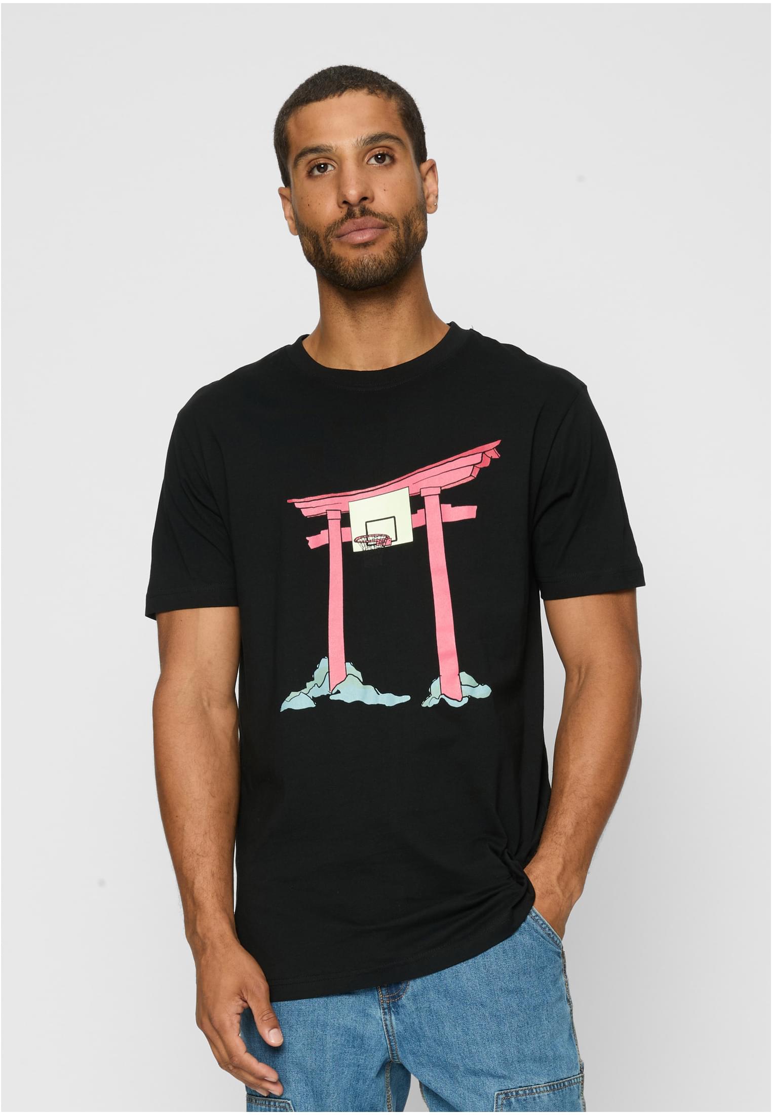 Hooped Arch Tee black XXL - workoutbrands.com