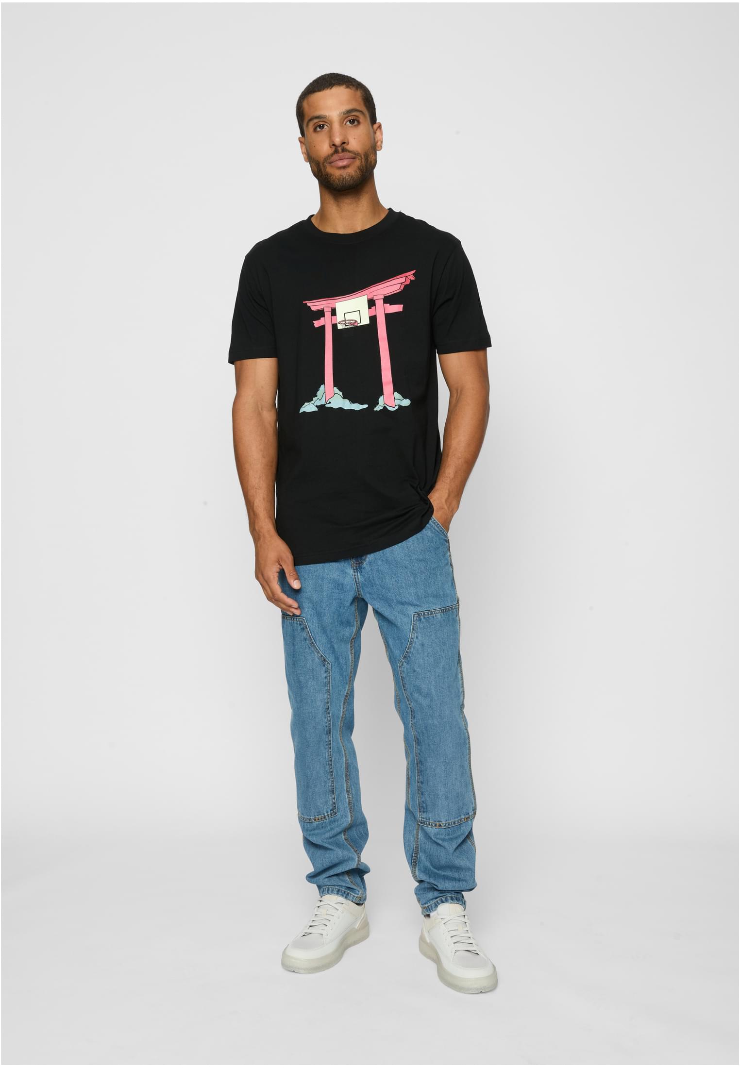 Hooped Arch Tee black XXL - workoutbrands.com