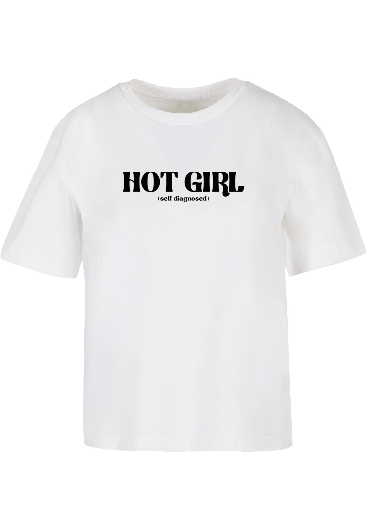 Hot Girl Diagnosis Tee white XXL - workoutbrands.com