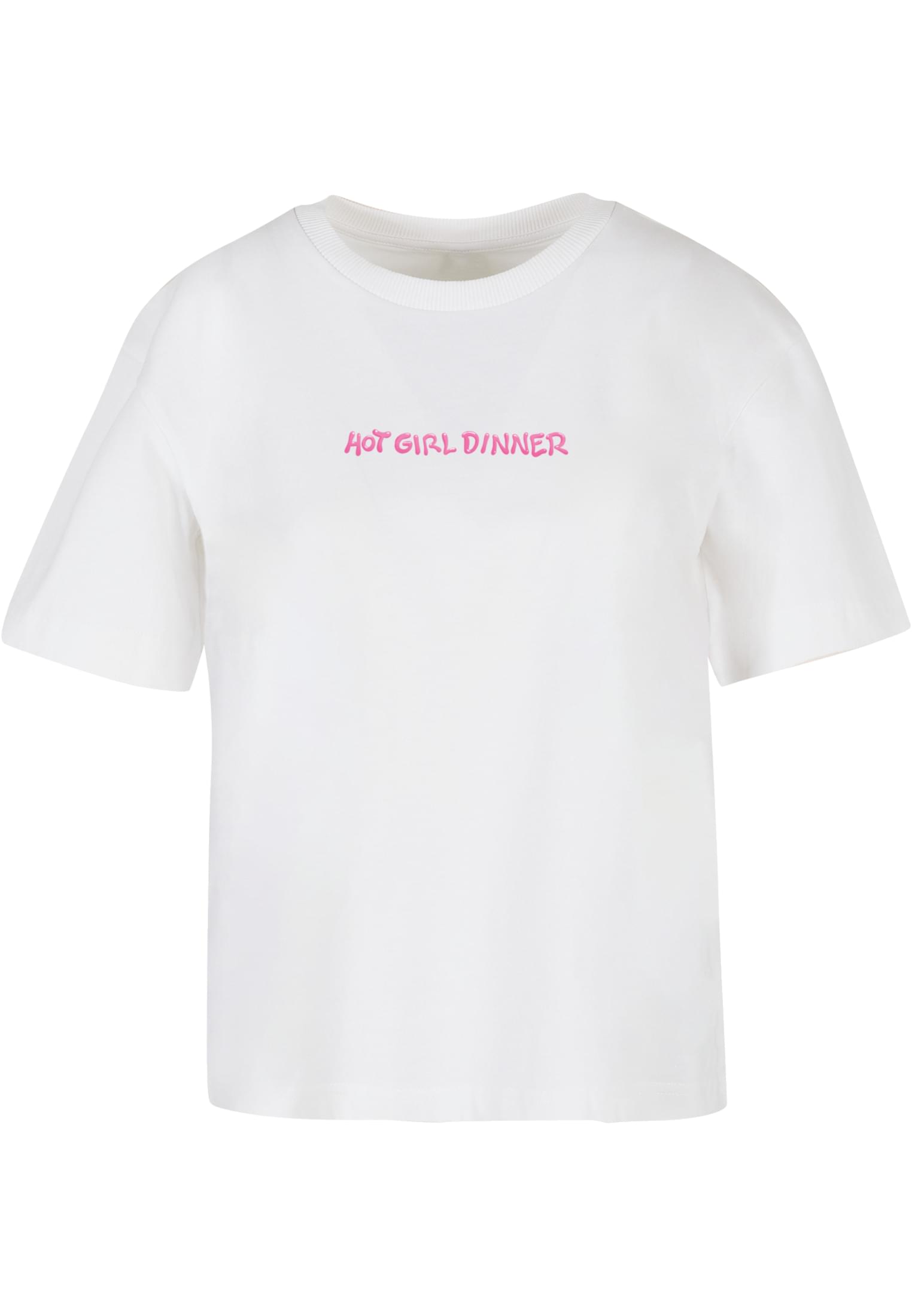 Hot Girl Dinner Tee white XXL - workoutbrands.com