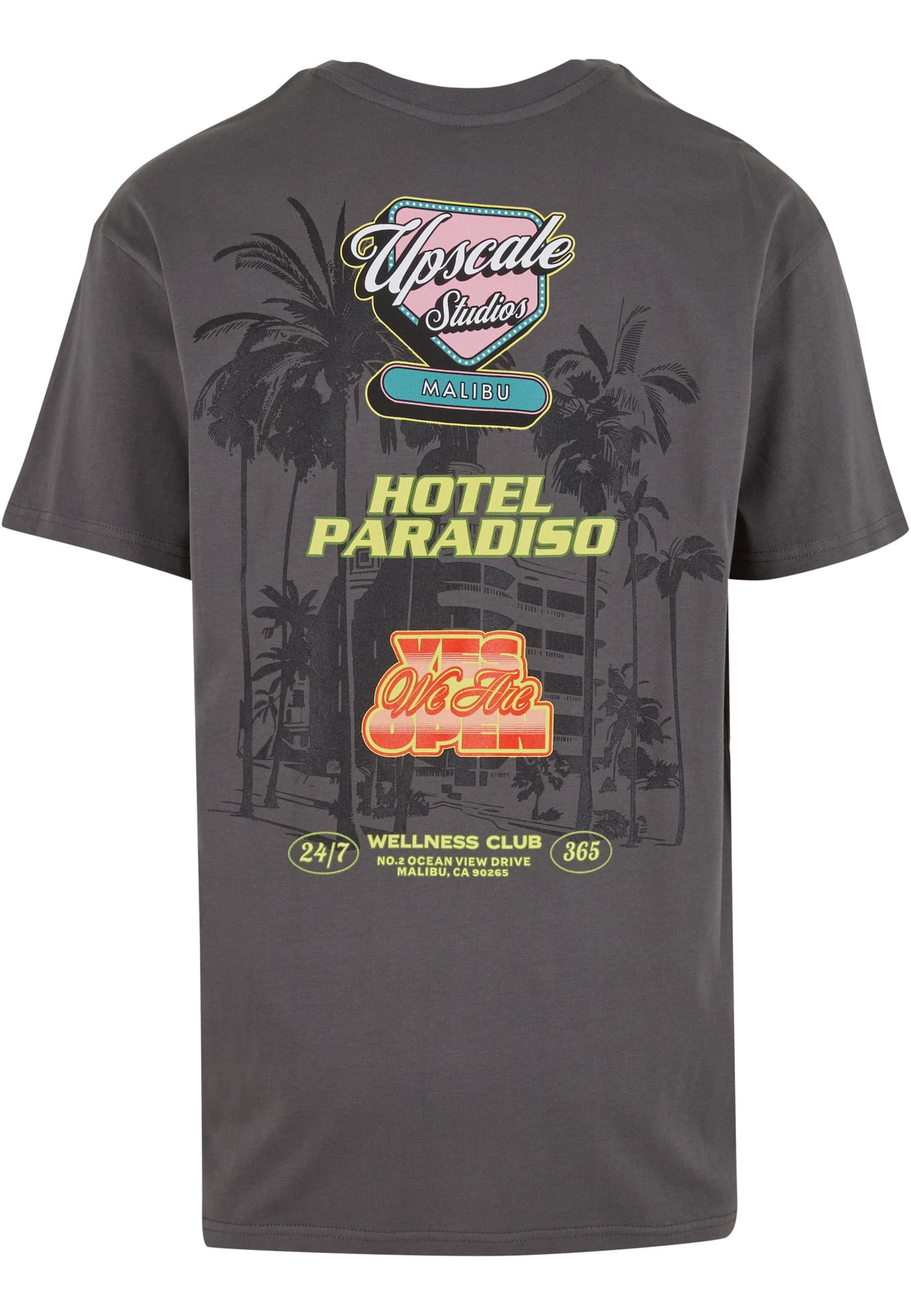 Hotel Paradiso Heavy Oversize Tee hibiskus pink XXL - workoutbrands.com