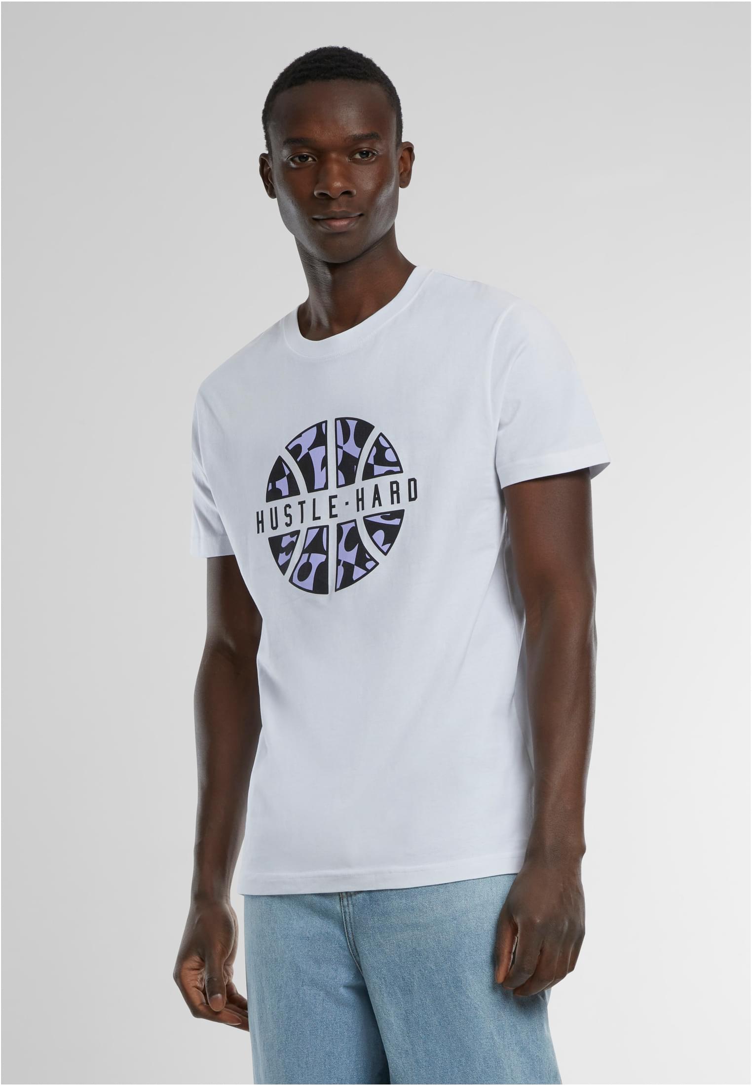 Hustle Hard Tee white XXL - workoutbrands.com