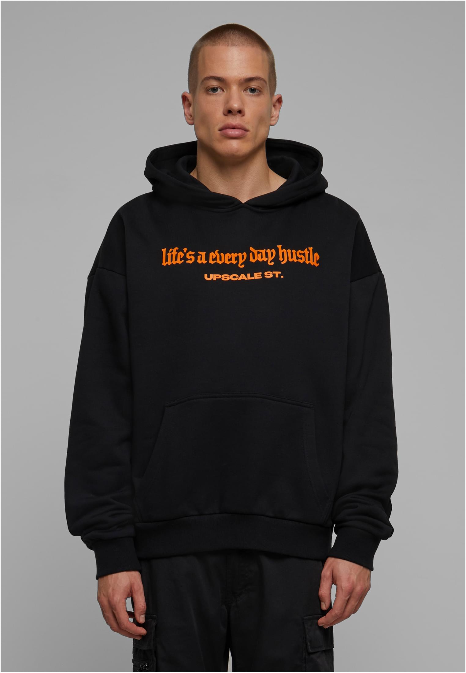 Hustle Ultra Heavy Oversize Hoodie black XXL - workoutbrands.com