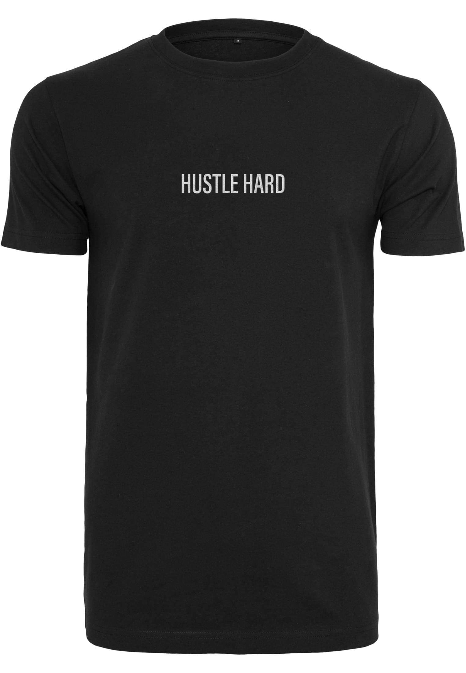 Hustle Wording EMB Tee black XXL - workoutbrands.com