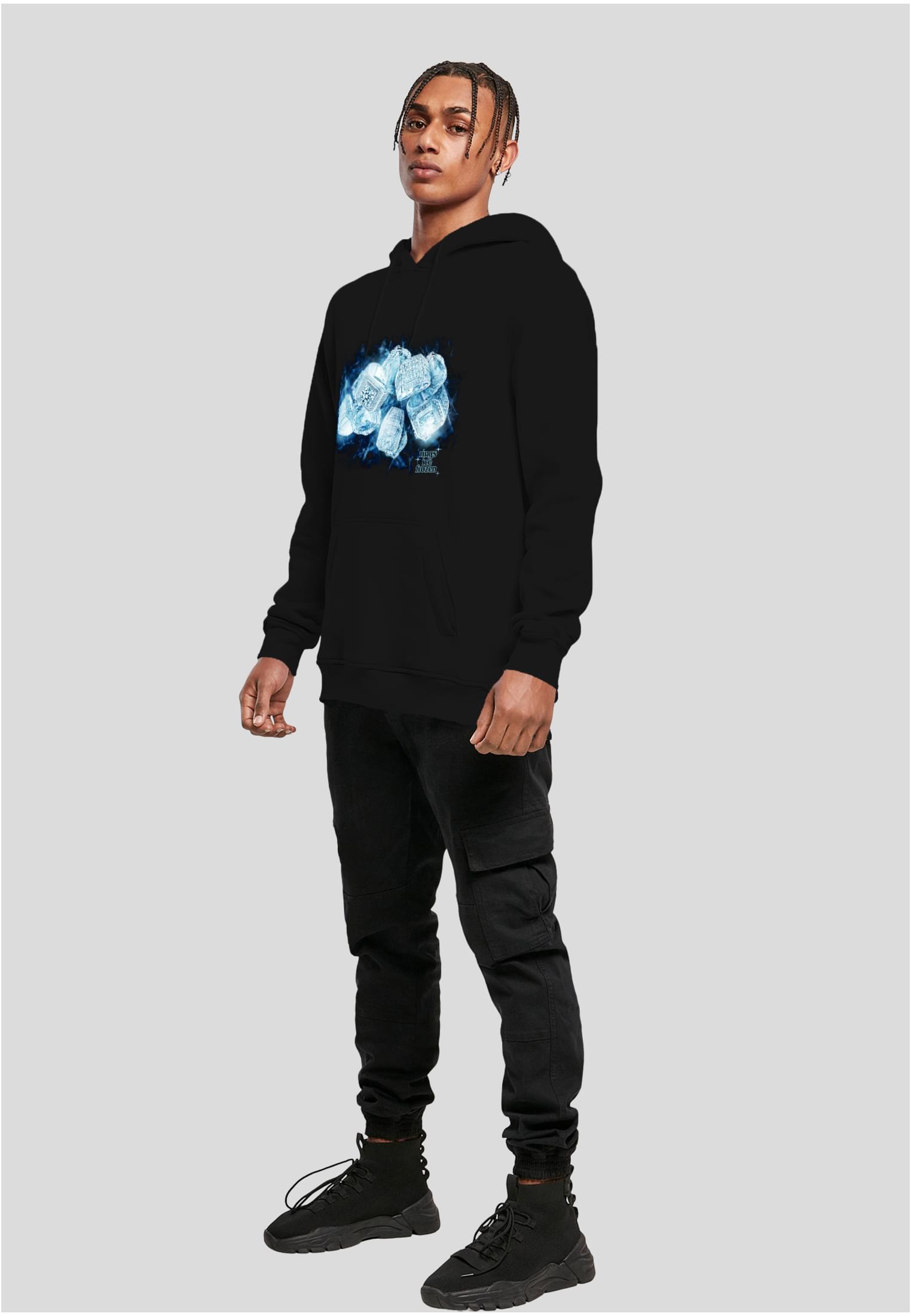 Ice Rings Hoody black XXL - workoutbrands.com