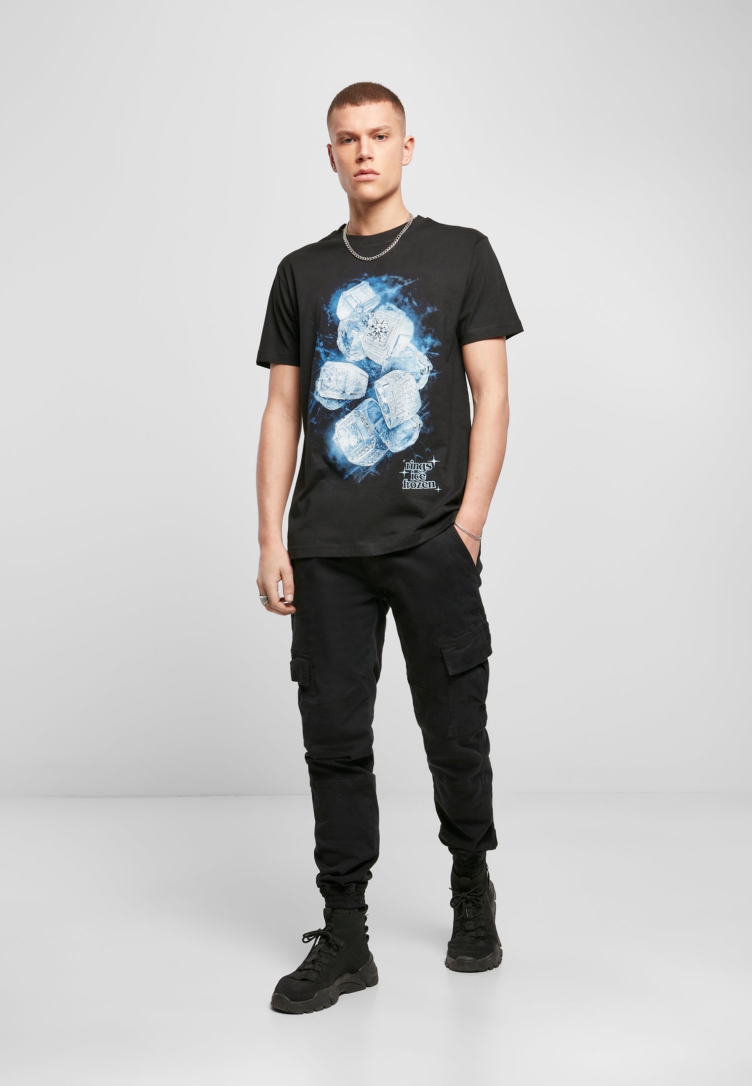 Ice Rings Tee black XXL - workoutbrands.com