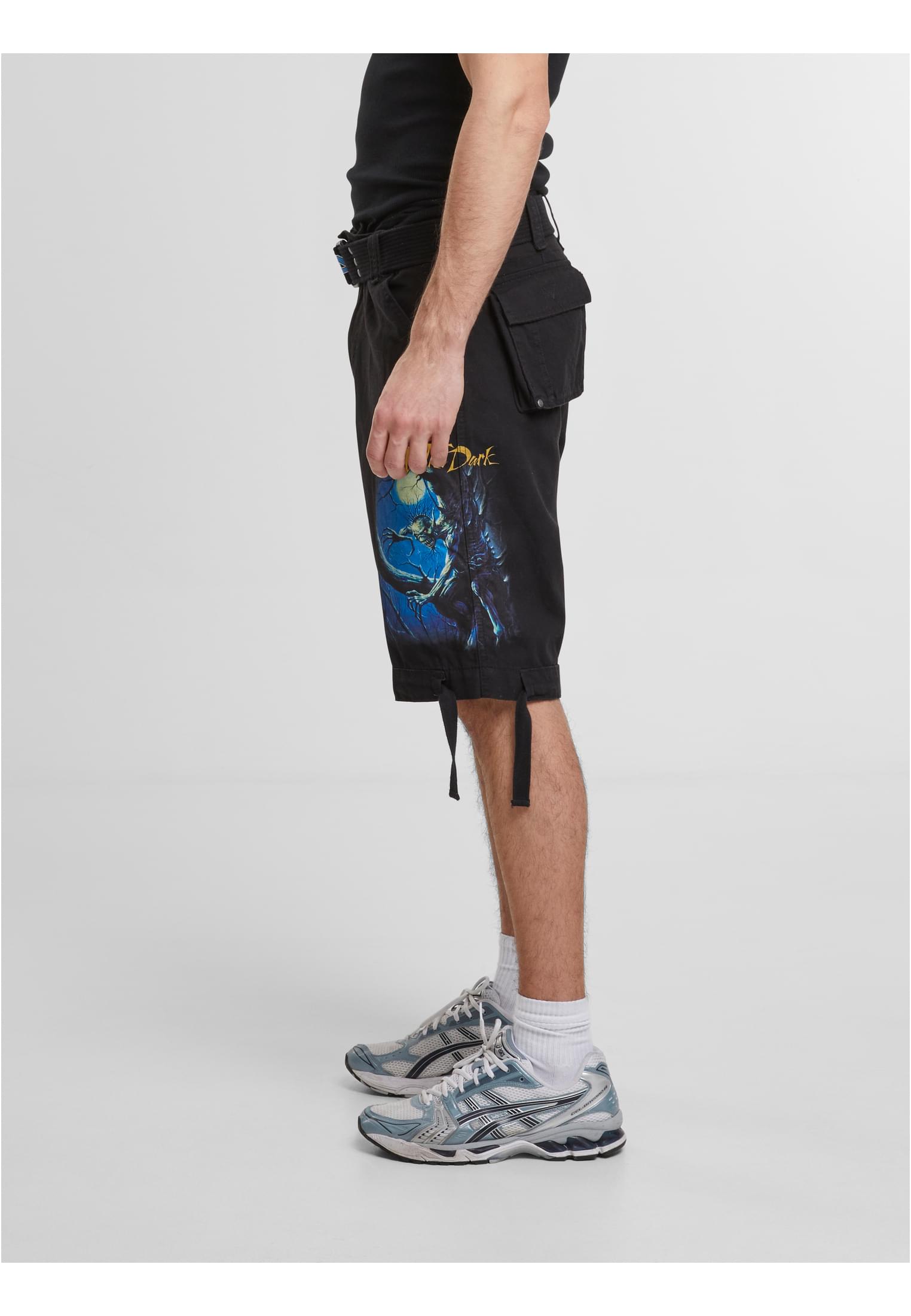 Iron Maiden Savage Shorts Fear of the Dark black 7XL - workoutbrands.com