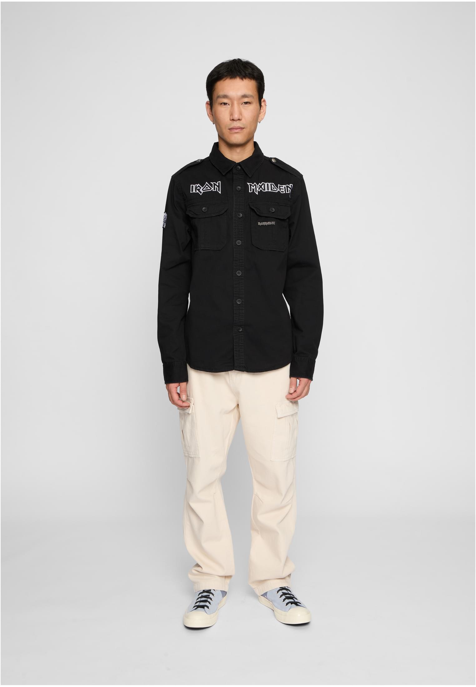 Iron Maiden Vintage Shirt long sleeve Eddy black 7XL - workoutbrands.com