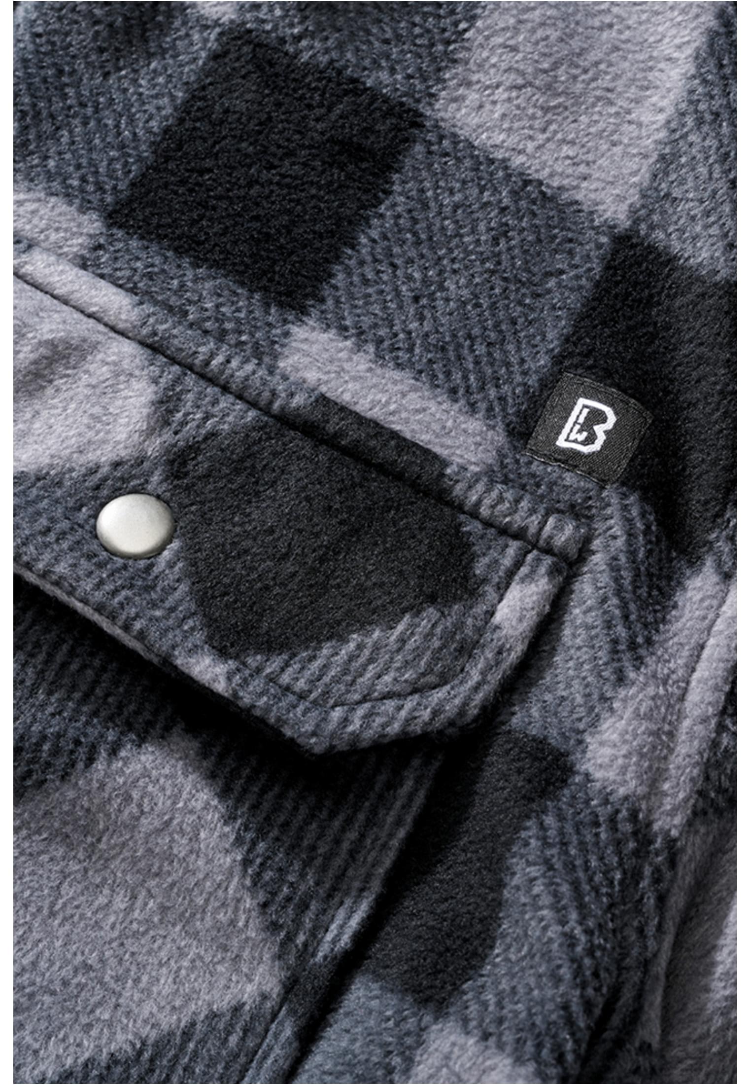 Jeff Fleece Shirt Long Sleeve black/grey XXL - workoutbrands.com