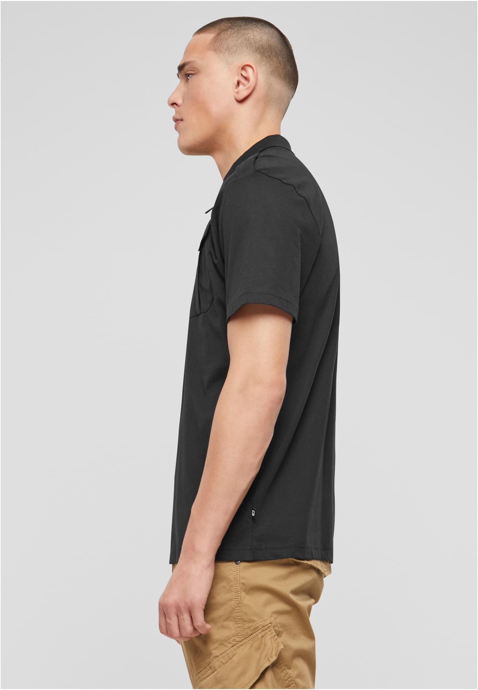 Jersey Poloshirt Jon halfsleeve black 7XL - workoutbrands.com