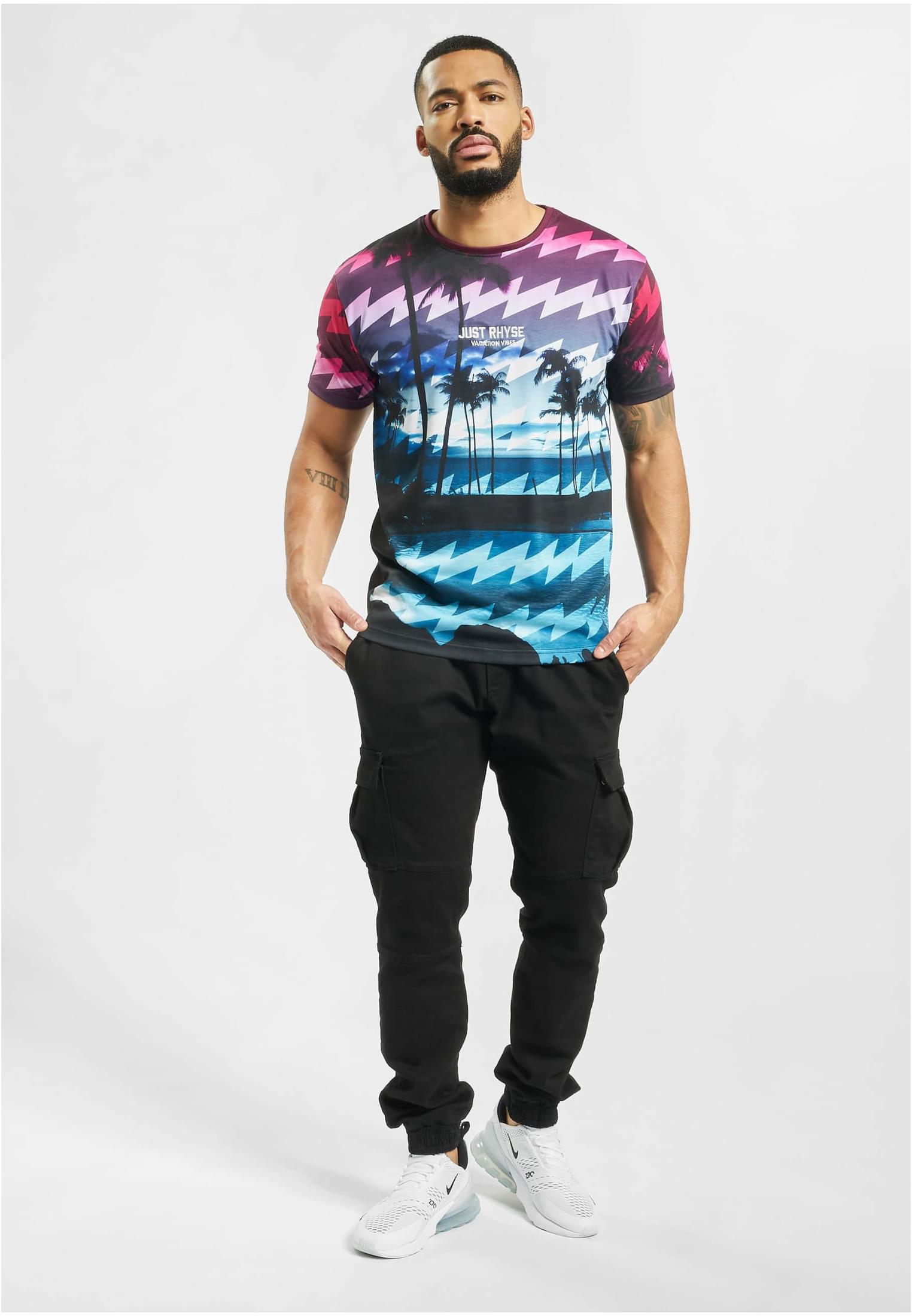 Just Rhyse Palm Coast T-Shirt colored XXL - workoutbrands.com