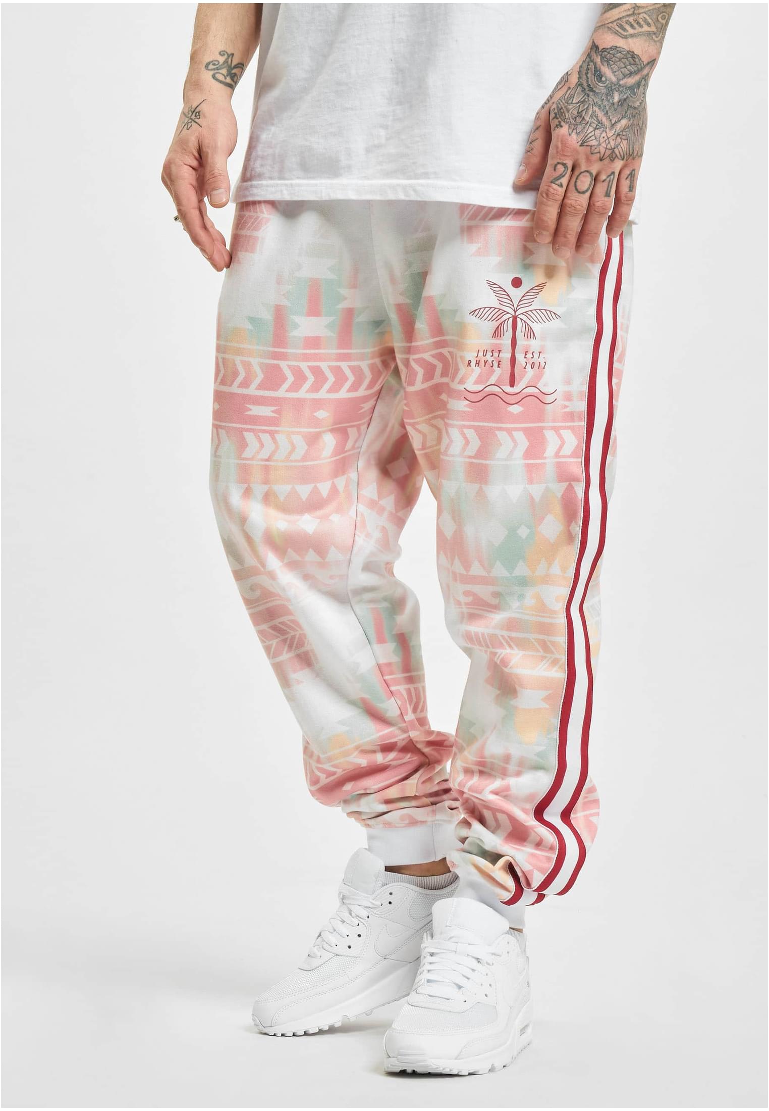 Just Rhyse Pocosol Sweatpants colored beige grey 5XL - workoutbrands.com